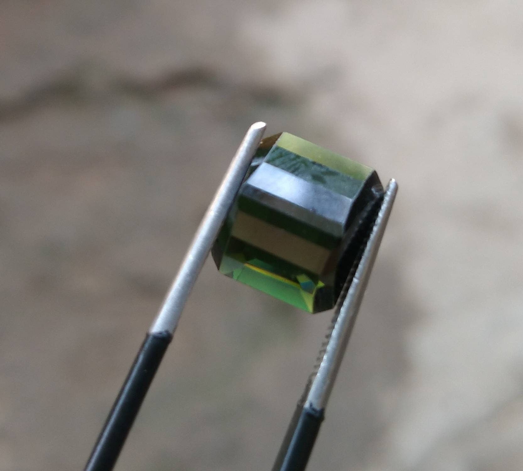 ARSAA GEMS AND MINERALSNatural top quality beautiful 5 carats faceted radiant shape dark green tourmaline gem - Premium  from ARSAA GEMS AND MINERALS - Just $25.00! Shop now at ARSAA GEMS AND MINERALS