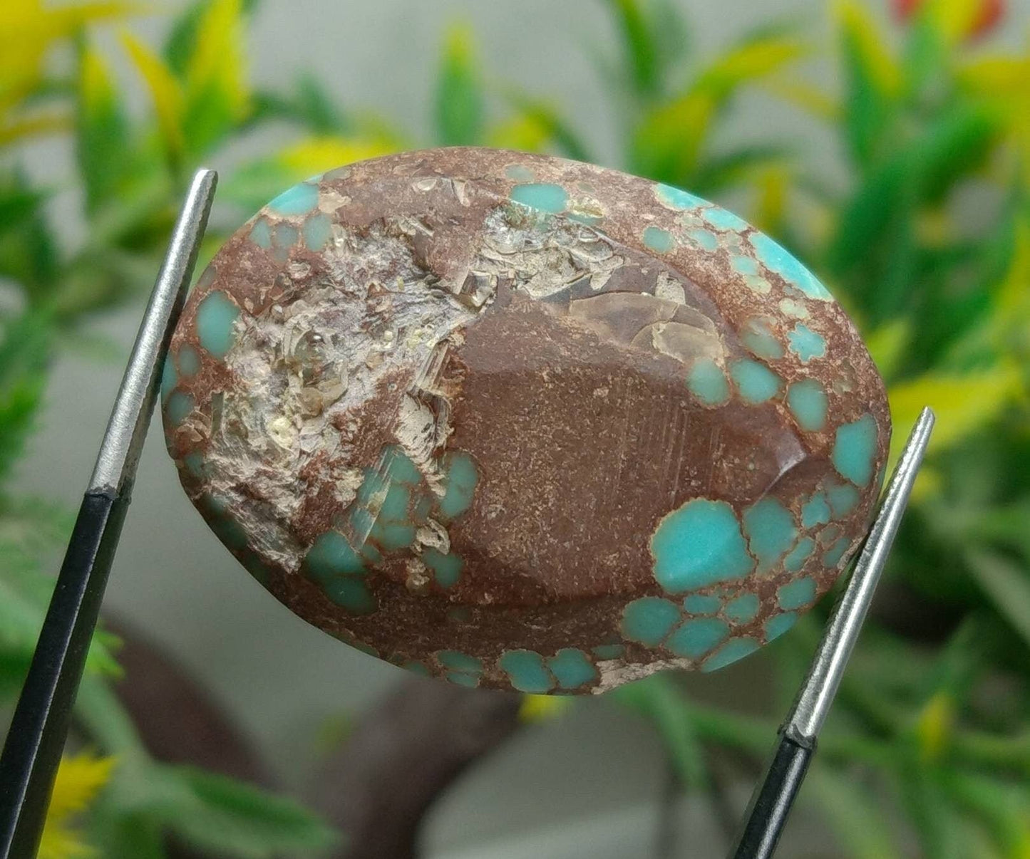 ARSAA GEMS AND MINERALSTop Quality and natural 53 carats beautiful spider web Egyptian turquoise cabochon - Premium  from ARSAA GEMS AND MINERALS - Just $35.00! Shop now at ARSAA GEMS AND MINERALS