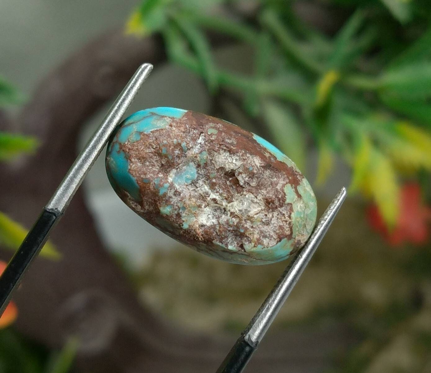 ARSAA GEMS AND MINERALSTop Quality and natural 11 carats beautiful spider web Egyptian turquoise cabochon - Premium  from ARSAA GEMS AND MINERALS - Just $22.00! Shop now at ARSAA GEMS AND MINERALS