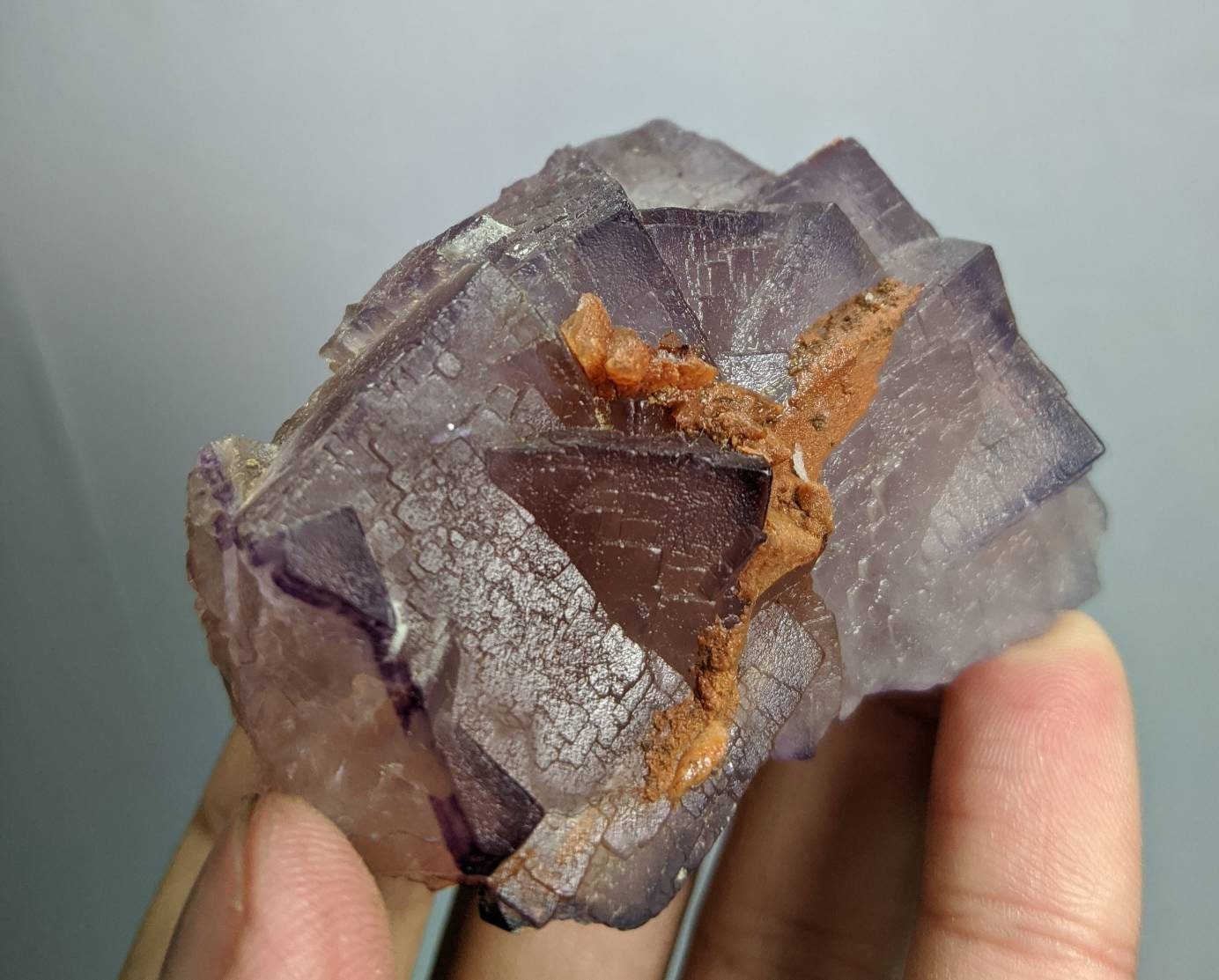 ARSAA GEMS AND MINERALSNatural fine quality beautiful 108.5 grams purple color cubic Fluorite crystal - Premium  from ARSAA GEMS AND MINERALS - Just $15.00! Shop now at ARSAA GEMS AND MINERALS