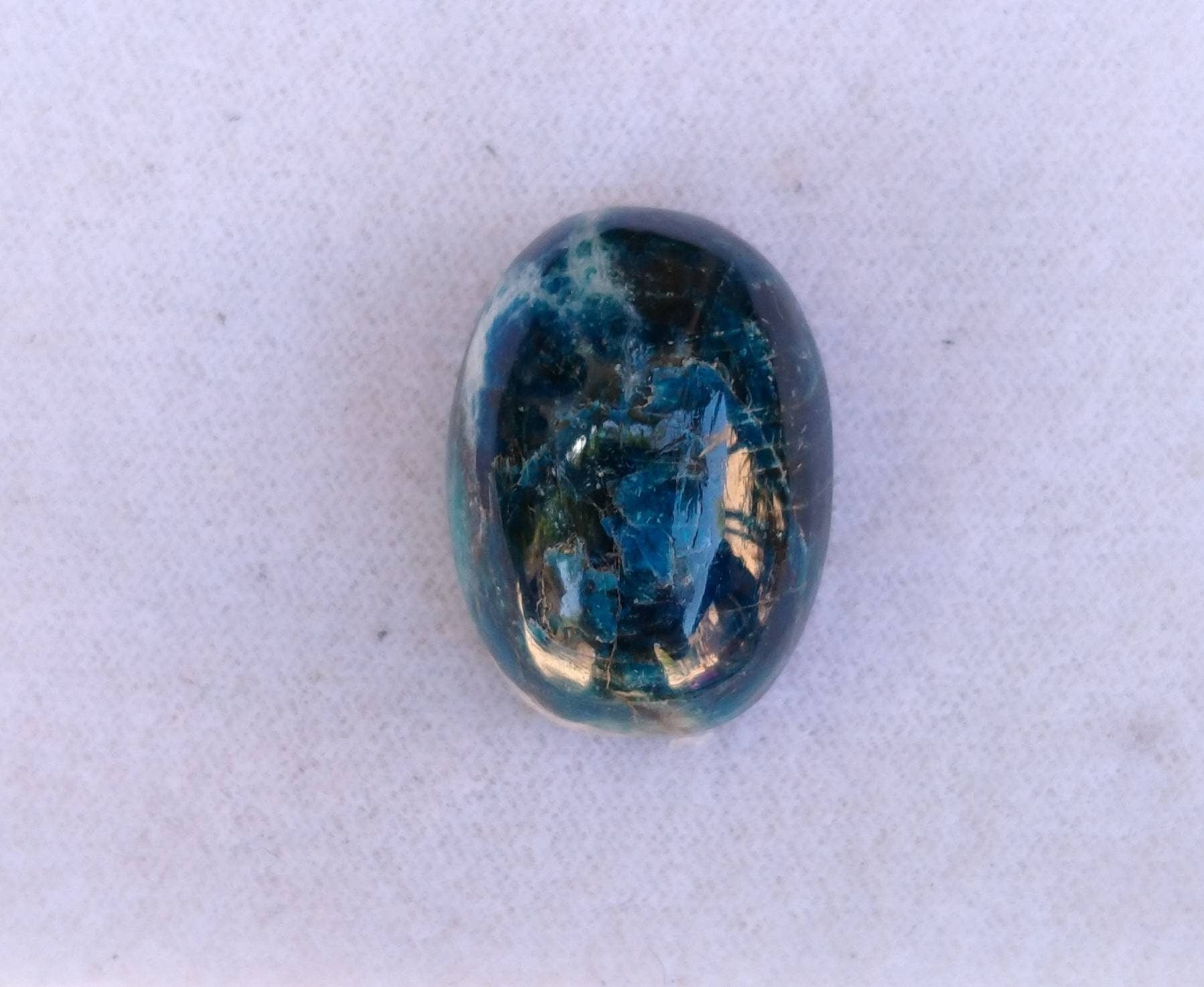 ARSAA GEMS AND MINERALSNatural fine quality beautiful 41 carats oval shape UV reactive lazurite var afghanite cabochon - Premium  from ARSAA GEMS AND MINERALS - Just $45.00! Shop now at ARSAA GEMS AND MINERALS