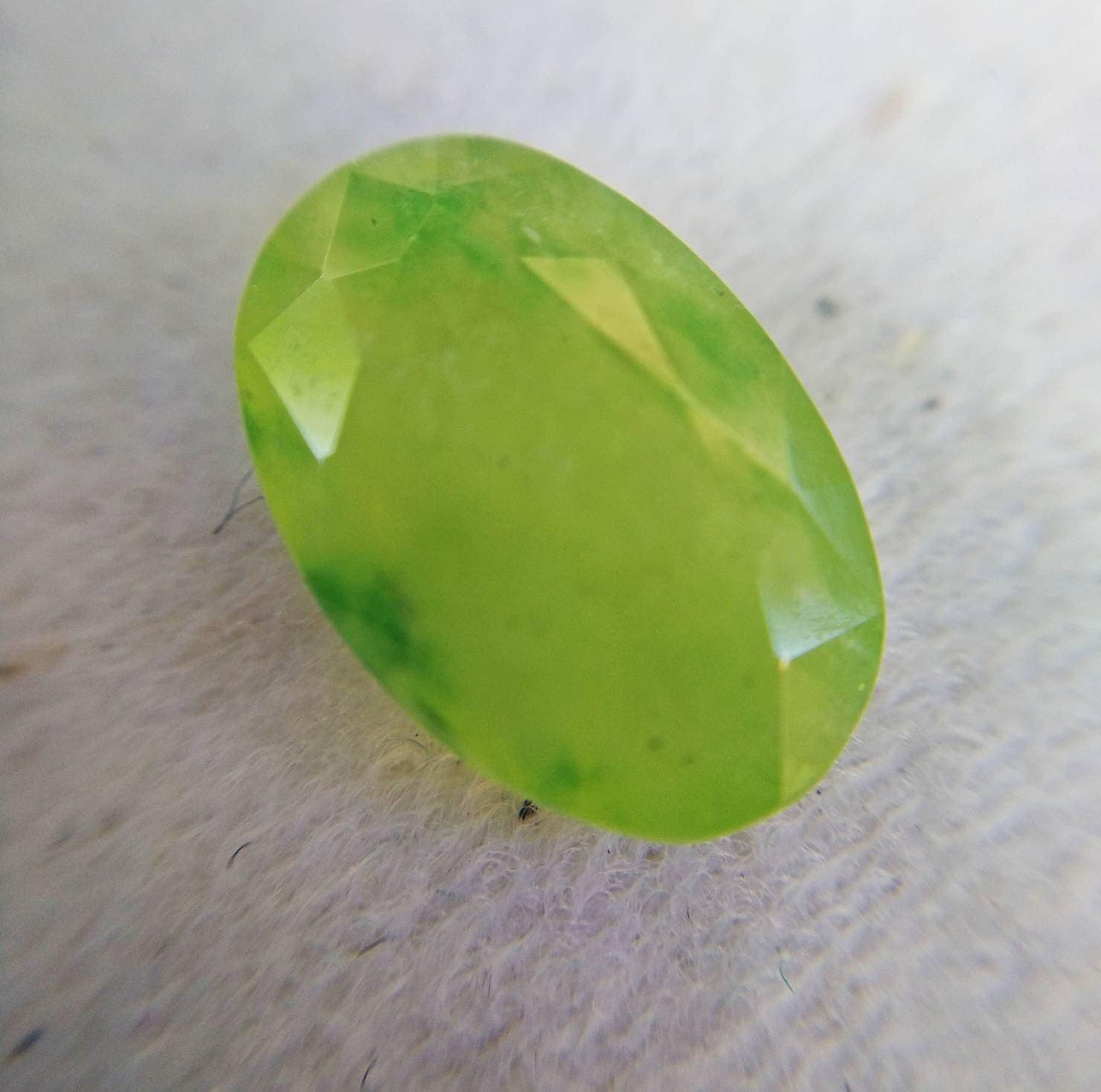 ARSAA GEMS AND MINERALSNatural top quality beautiful 5.5 carats oval shape faceted green hydrograssular garnet gem - Premium  from ARSAA GEMS AND MINERALS - Just $15.00! Shop now at ARSAA GEMS AND MINERALS