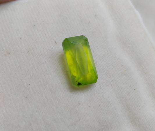 ARSAA GEMS AND MINERALSNatural top quality beautiful 8.5 Carats radiant shape green faceted hydrograssular garnet gem - Premium  from ARSAA GEMS AND MINERALS - Just $25.00! Shop now at ARSAA GEMS AND MINERALS