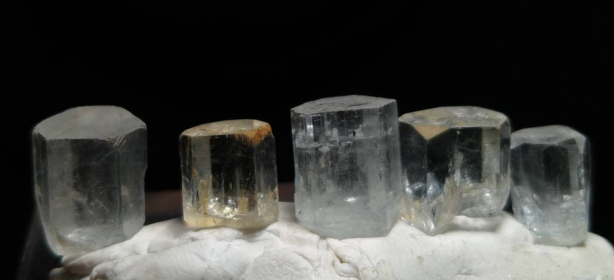 ARSAA GEMS AND MINERALSNatural top quality beautiful 11.3 grams terminated clear small lot of aquamarine crystals - Premium  from ARSAA GEMS AND MINERALS - Just $50.00! Shop now at ARSAA GEMS AND MINERALS