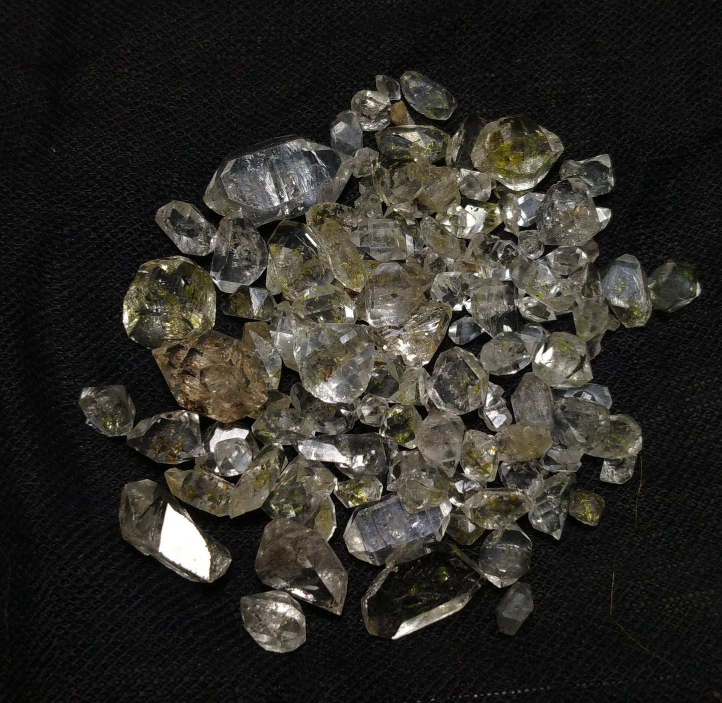 ARSAA GEMS AND MINERALSNatural top quality beautiful 20 grams double terminated small lot of Small sized petroleum Quartz crystals - Premium  from ARSAA GEMS AND MINERALS - Just $120.00! Shop now at ARSAA GEMS AND MINERALS