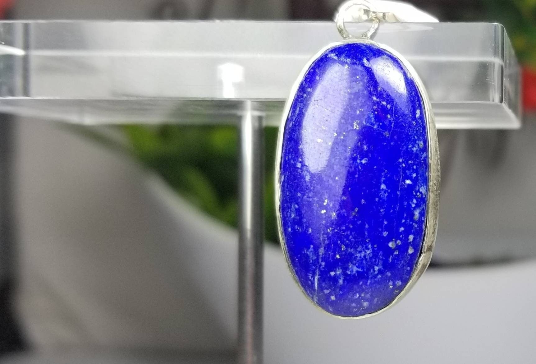 ARSAA GEMS AND MINERALSNatural good quality lapis lazuli silver pendant - Premium  from ARSAA GEMS AND MINERALS - Just $15.00! Shop now at ARSAA GEMS AND MINERALS