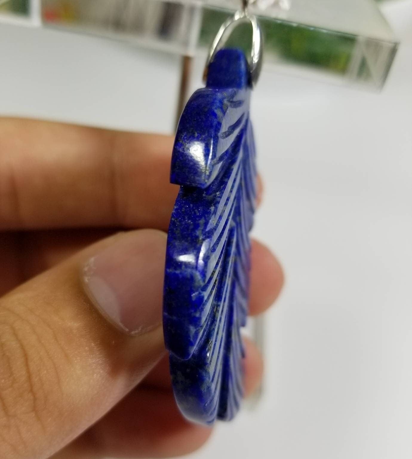 ARSAA GEMS AND MINERALSNatural good quality locket lapis lazuli leaf pendant - Premium  from ARSAA GEMS AND MINERALS - Just $8.00! Shop now at ARSAA GEMS AND MINERALS