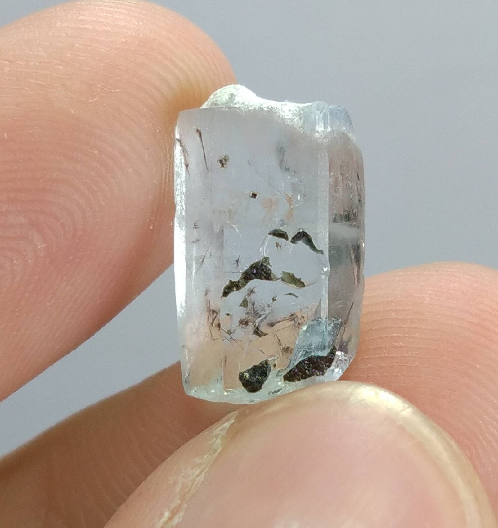 ARSAA GEMS AND MINERALSNatural high quality beautiful very rare 7 grams light blue small sized small lot of tantalite columbite included aquamarine crystals - Premium  from ARSAA GEMS AND MINERALS - Just $140.00! Shop now at ARSAA GEMS AND MINERALS