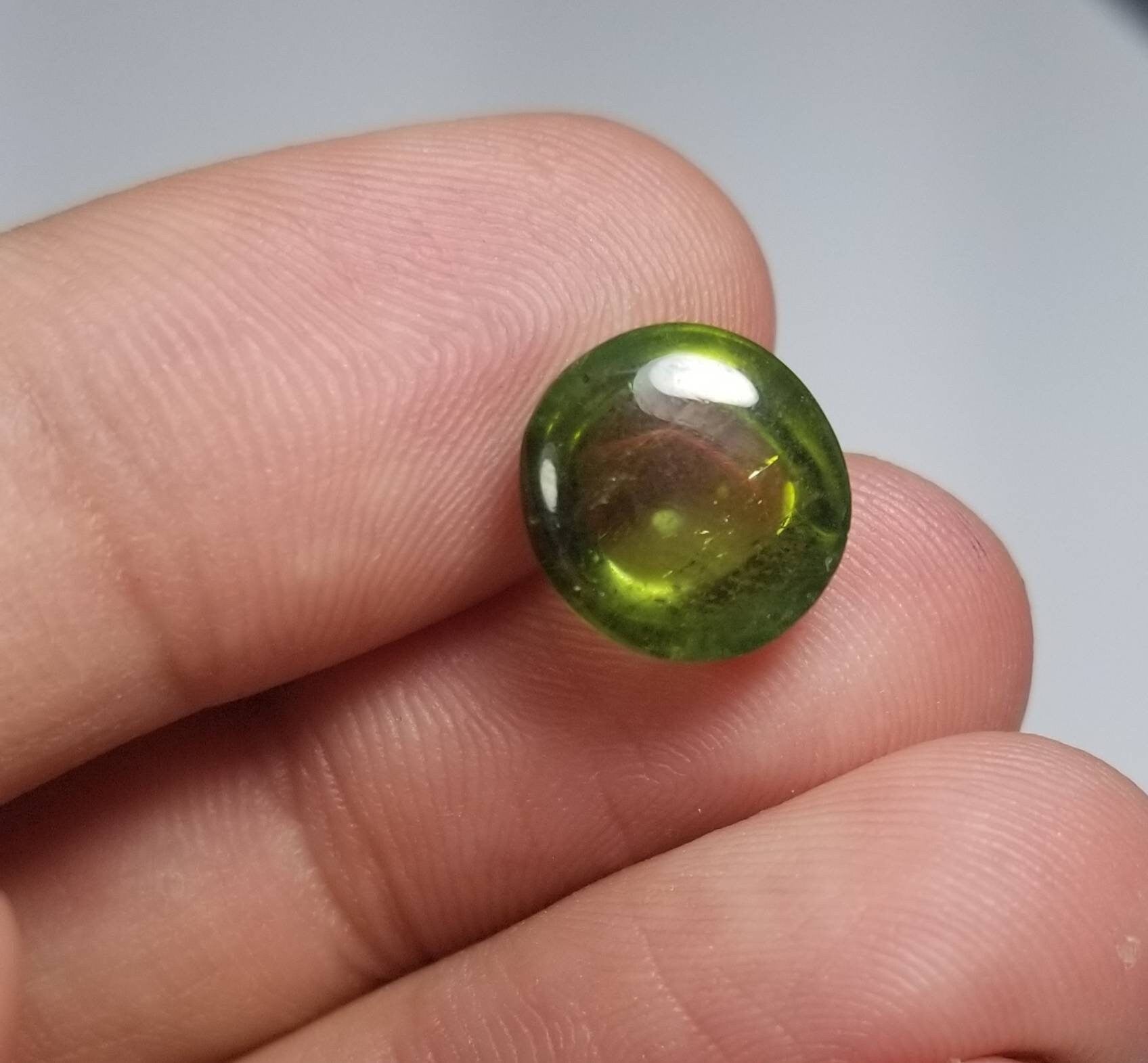 ARSAA GEMS AND MINERALSNatural ring size green tourmaline cabochon - Premium  from ARSAA GEMS AND MINERALS - Just $55.00! Shop now at ARSAA GEMS AND MINERALS