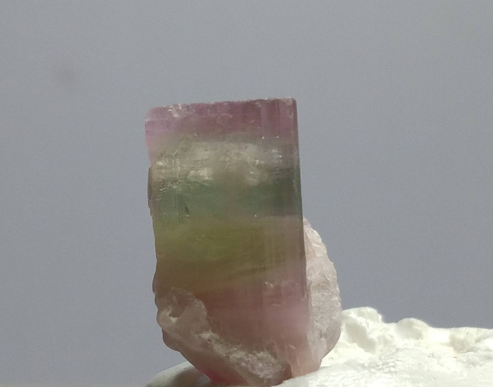 ARSAA GEMS AND MINERALSTop Quality beautiful natural 3 grams terminated multicolor Tourmaline crystal - Premium  from ARSAA GEMS AND MINERALS - Just $30.00! Shop now at ARSAA GEMS AND MINERALS