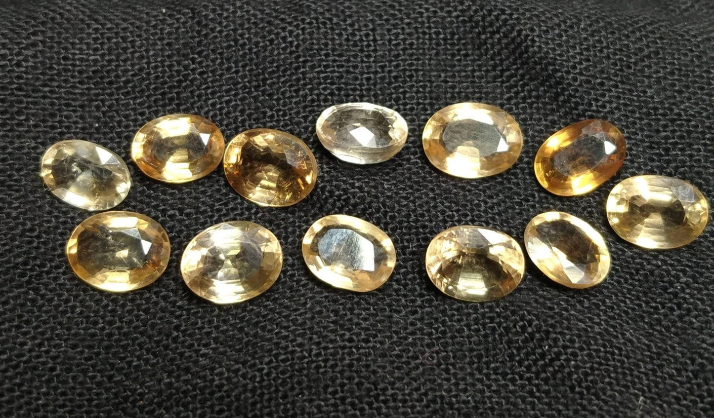 ARSAA GEMS AND MINERALSNatural fine quality beautiful 22 carats small Jewellery set of calibrated oval shapes faceted small sized topaz gems - Premium  from ARSAA GEMS AND MINERALS - Just $40.00! Shop now at ARSAA GEMS AND MINERALS