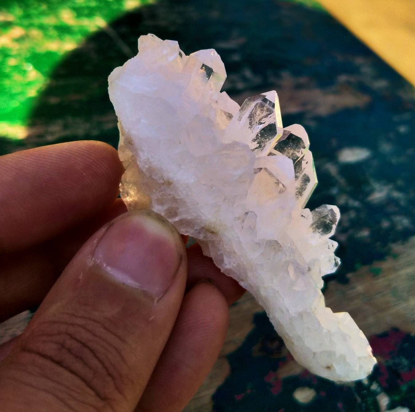 ARSAA GEMS AND MINERALSNatural good quality beautiful 48 grams cluster of quartz - Premium  from ARSAA GEMS AND MINERALS - Just $25.00! Shop now at ARSAA GEMS AND MINERALS