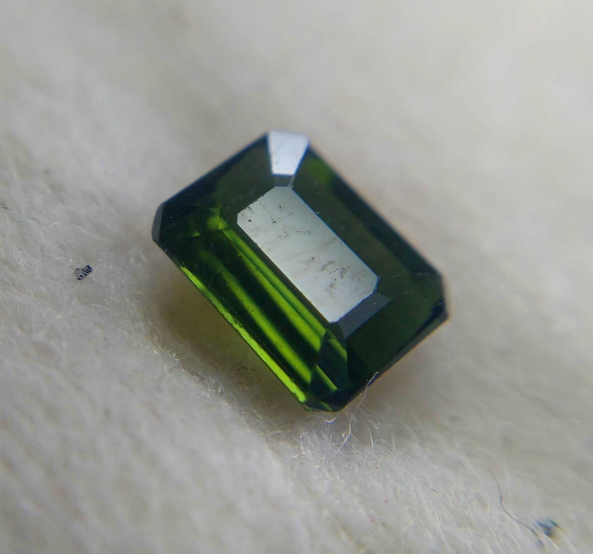 ARSAA GEMS AND MINERALSNatural top quality beautiful 1 carats faceted radiant shape dark green tourmaline gem - Premium  from ARSAA GEMS AND MINERALS - Just $7.00! Shop now at ARSAA GEMS AND MINERALS