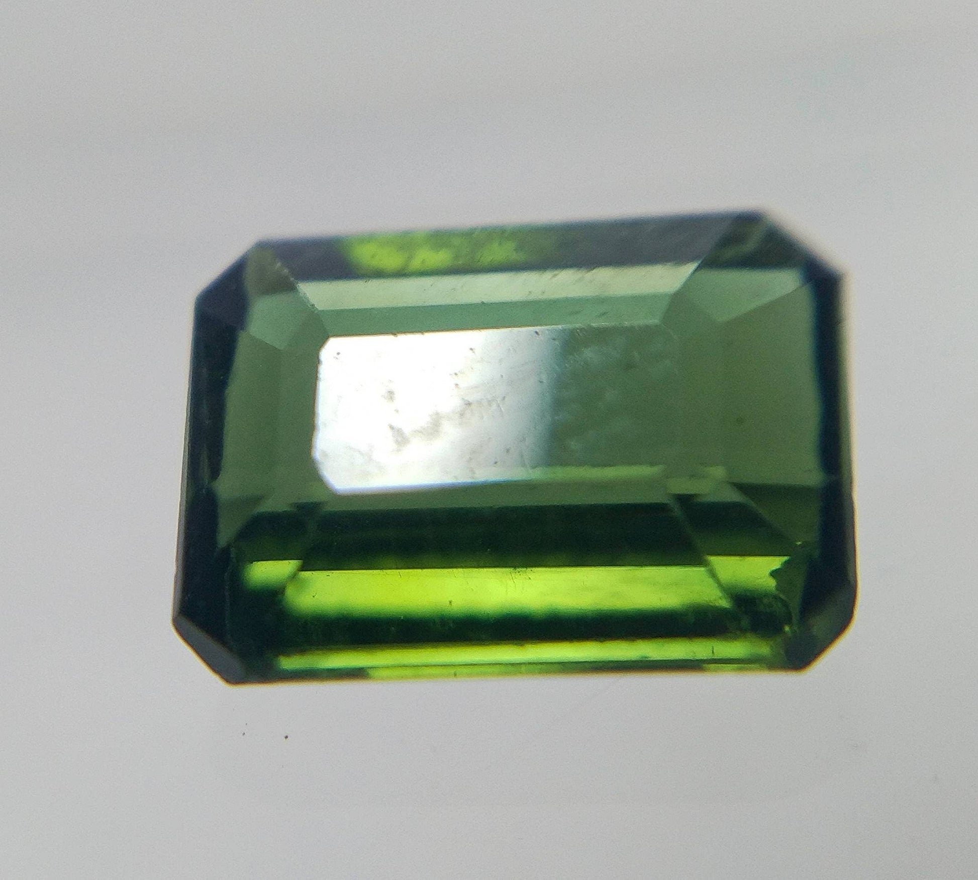 ARSAA GEMS AND MINERALSNatural top quality beautiful 1 carats faceted radiant shape dark green tourmaline gem - Premium  from ARSAA GEMS AND MINERALS - Just $7.00! Shop now at ARSAA GEMS AND MINERALS