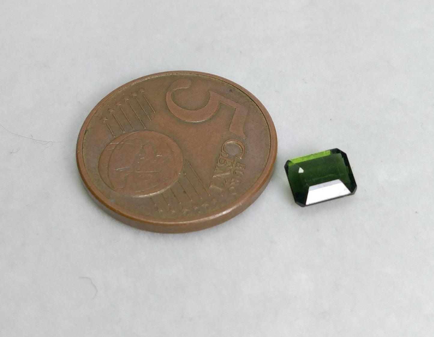 ARSAA GEMS AND MINERALSNatural top quality beautiful 1 carats faceted radiant shape dark green tourmaline gem - Premium  from ARSAA GEMS AND MINERALS - Just $7.00! Shop now at ARSAA GEMS AND MINERALS