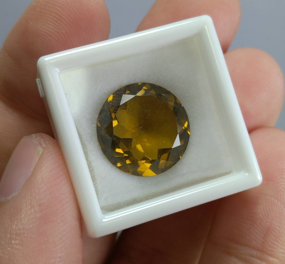 ARSAA GEMS AND MINERALSNatural top quality beautiful 10 carats VV clarity round shape Faceted citrine gem - Premium  from ARSAA GEMS AND MINERALS - Just $30.00! Shop now at ARSAA GEMS AND MINERALS