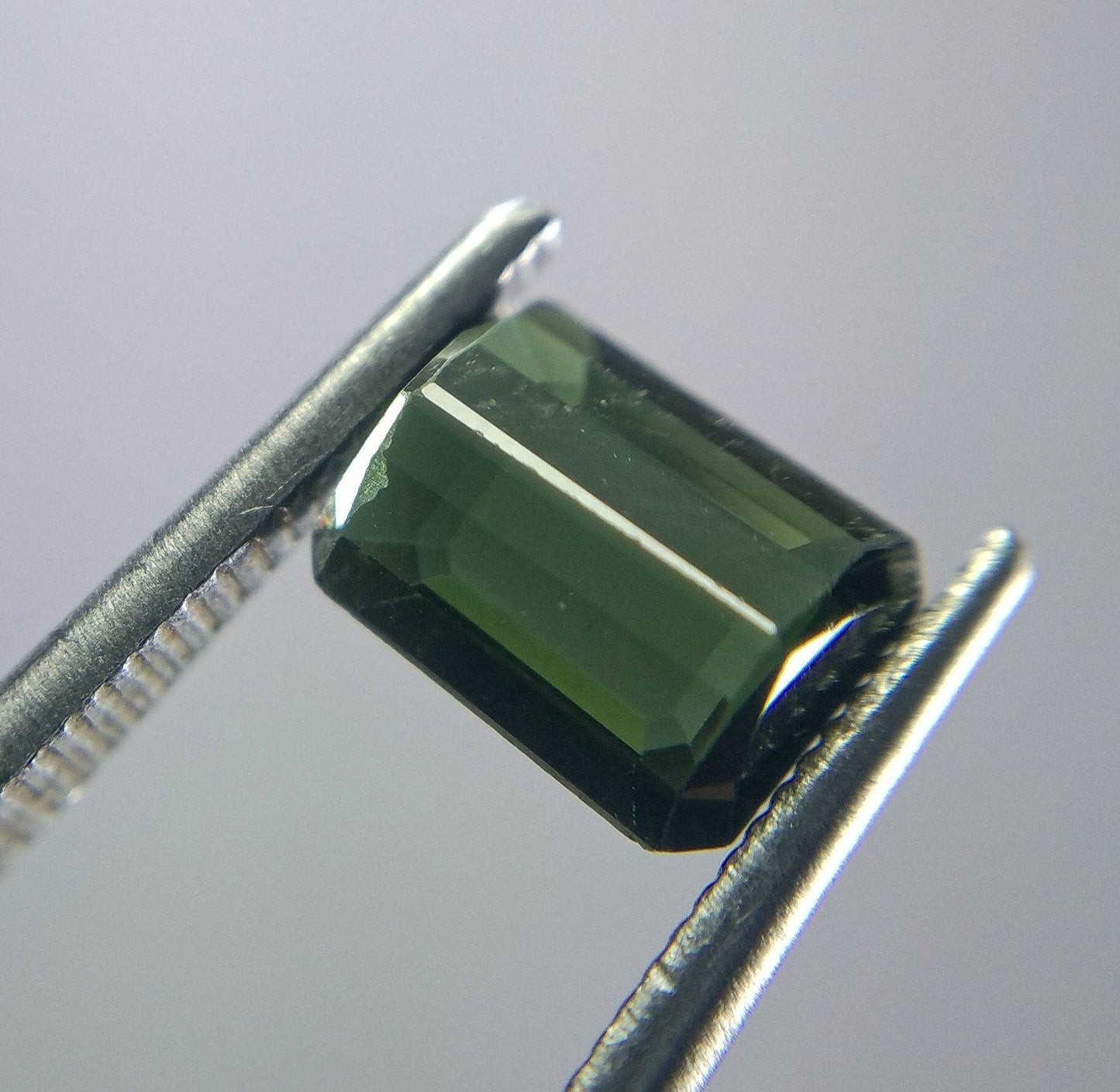 ARSAA GEMS AND MINERALSNatural top quality beautiful 1 carats faceted radiant shape dark green tourmaline gem - Premium  from ARSAA GEMS AND MINERALS - Just $7.00! Shop now at ARSAA GEMS AND MINERALS