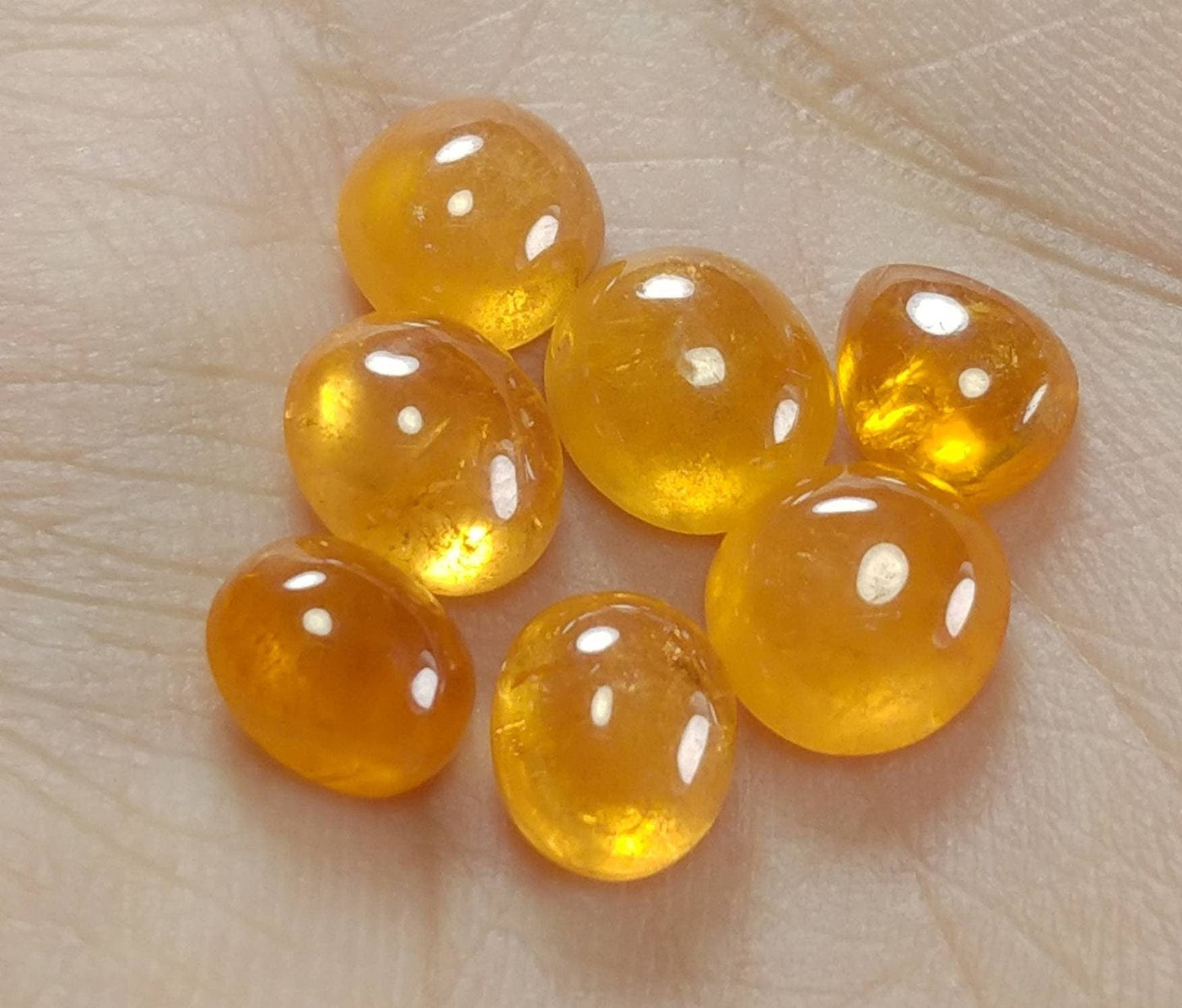 ARSAA GEMS AND MINERALSNatural top quality beautiful 20 carat small lot of spessartine garnet Cabochons - Premium  from ARSAA GEMS AND MINERALS - Just $45.00! Shop now at ARSAA GEMS AND MINERALS