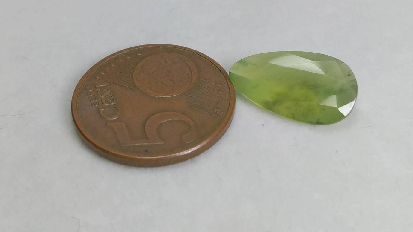 ARSAA GEMS AND MINERALSNatural top quality beautiful 5 carats pear shape faceted green hydrograssular garnet gem - Premium  from ARSAA GEMS AND MINERALS - Just $15.00! Shop now at ARSAA GEMS AND MINERALS