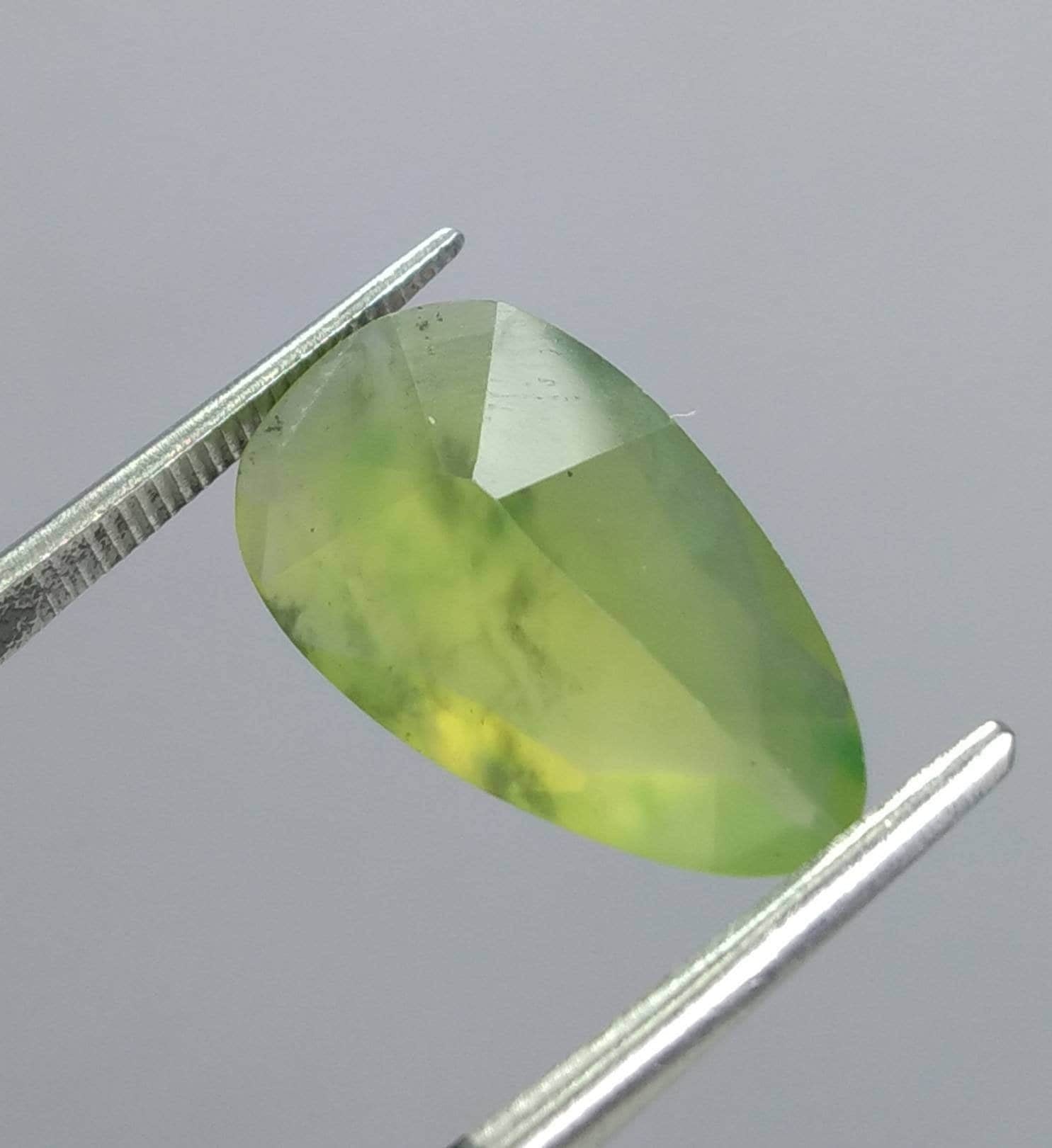 ARSAA GEMS AND MINERALSNatural top quality beautiful 5 carats pear shape faceted green hydrograssular garnet gem - Premium  from ARSAA GEMS AND MINERALS - Just $15.00! Shop now at ARSAA GEMS AND MINERALS