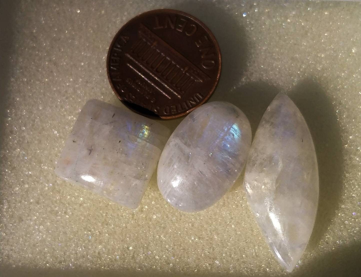 ARSAA GEMS AND MINERALSNatural top quality beautiful cabochons of moonstone - Premium  from ARSAA GEMS AND MINERALS - Just $25.00! Shop now at ARSAA GEMS AND MINERALS