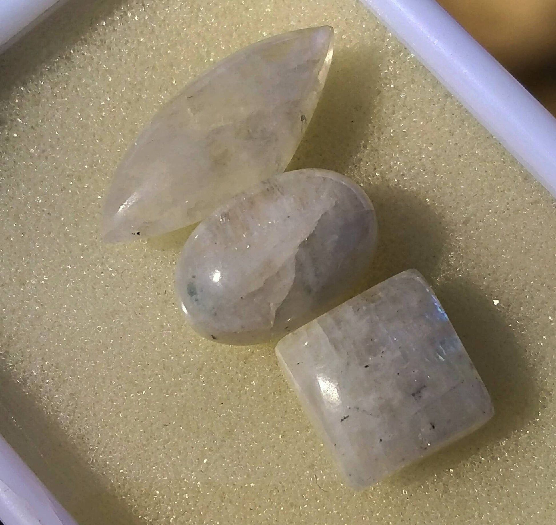 ARSAA GEMS AND MINERALSNatural top quality beautiful cabochons of moonstone - Premium  from ARSAA GEMS AND MINERALS - Just $25.00! Shop now at ARSAA GEMS AND MINERALS