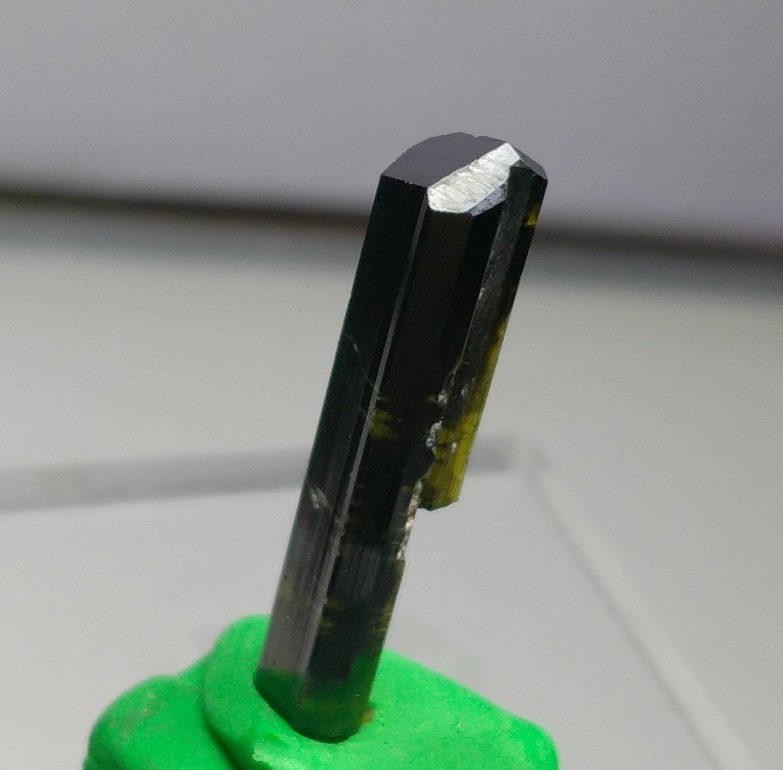 ARSAA GEMS AND MINERALSNatural clear aesthetic 3 gram Beautiful perfectly terminated etched pleochroic  epidote crystal - Premium  from ARSAA GEMS AND MINERALS - Just $25.00! Shop now at ARSAA GEMS AND MINERALS