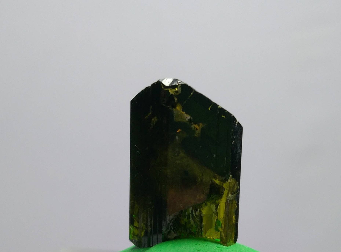ARSAA GEMS AND MINERALSNatural clear aesthetic 3.3 gram Beautiful perfectly terminated etched pleochroic  epidote crystal - Premium  from ARSAA GEMS AND MINERALS - Just $25.00! Shop now at ARSAA GEMS AND MINERALS