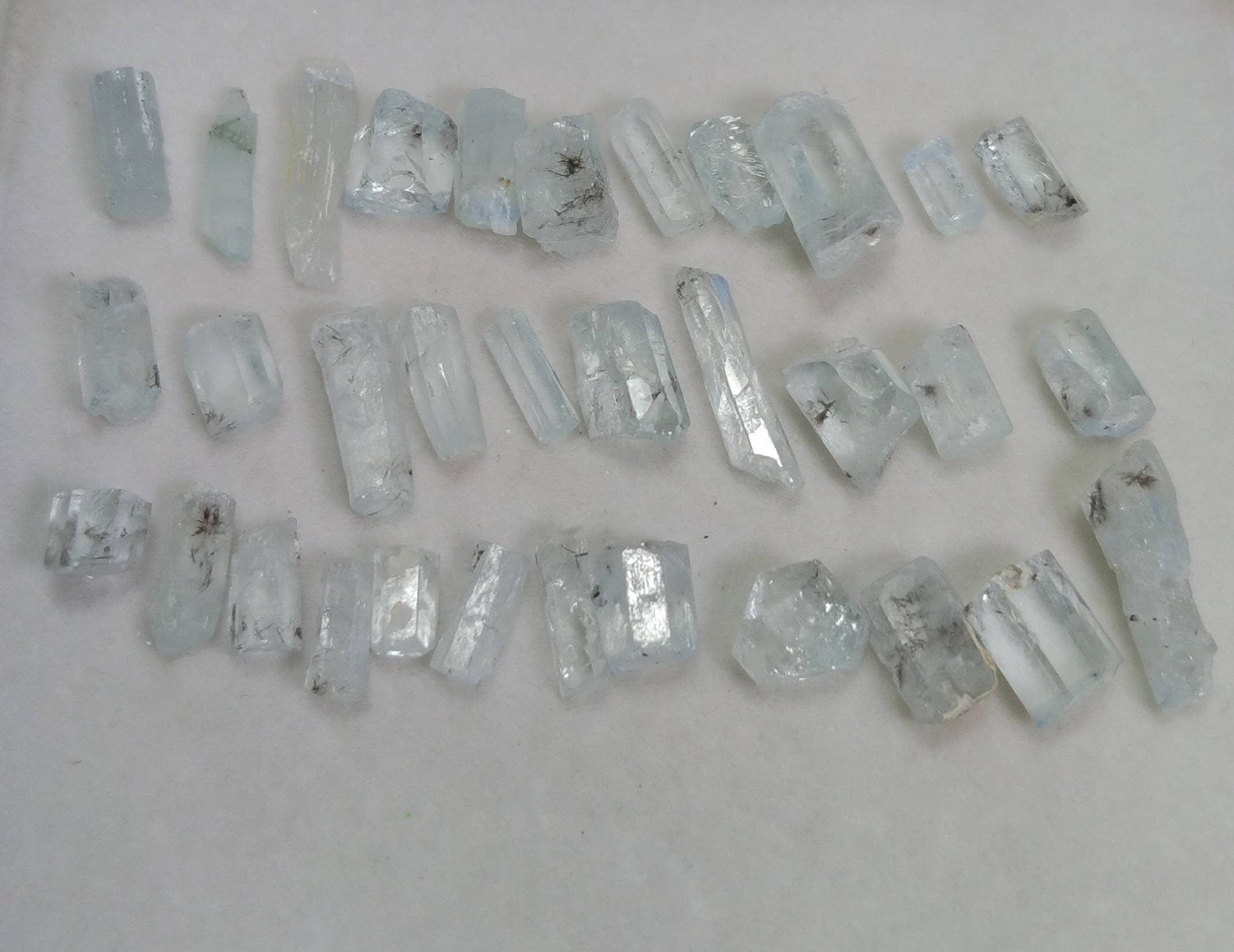 ARSAA GEMS AND MINERALSNatural fine quality beautiful 10.6 grams light blue small lot of aquamarine crystals - Premium  from ARSAA GEMS AND MINERALS - Just $50.00! Shop now at ARSAA GEMS AND MINERALS
