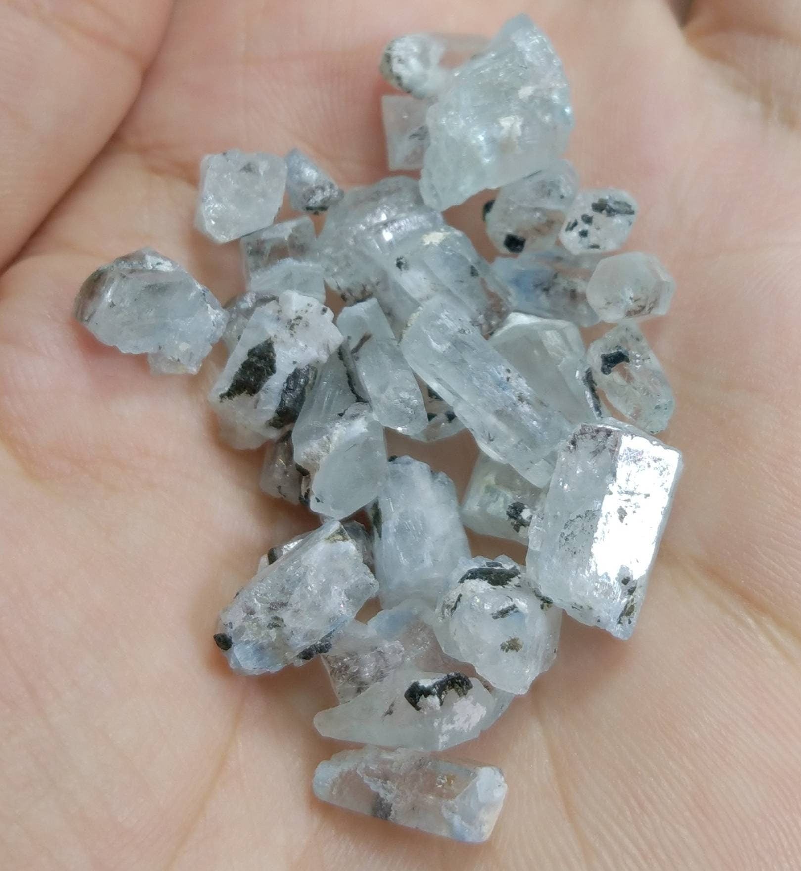 ARSAA GEMS AND MINERALSNatural fine quality beautiful very rare 14.8 grams light blue small sized small lot of tantalite columbite included aquamarine crystals - Premium  from ARSAA GEMS AND MINERALS - Just $150.00! Shop now at ARSAA GEMS AND MINERALS