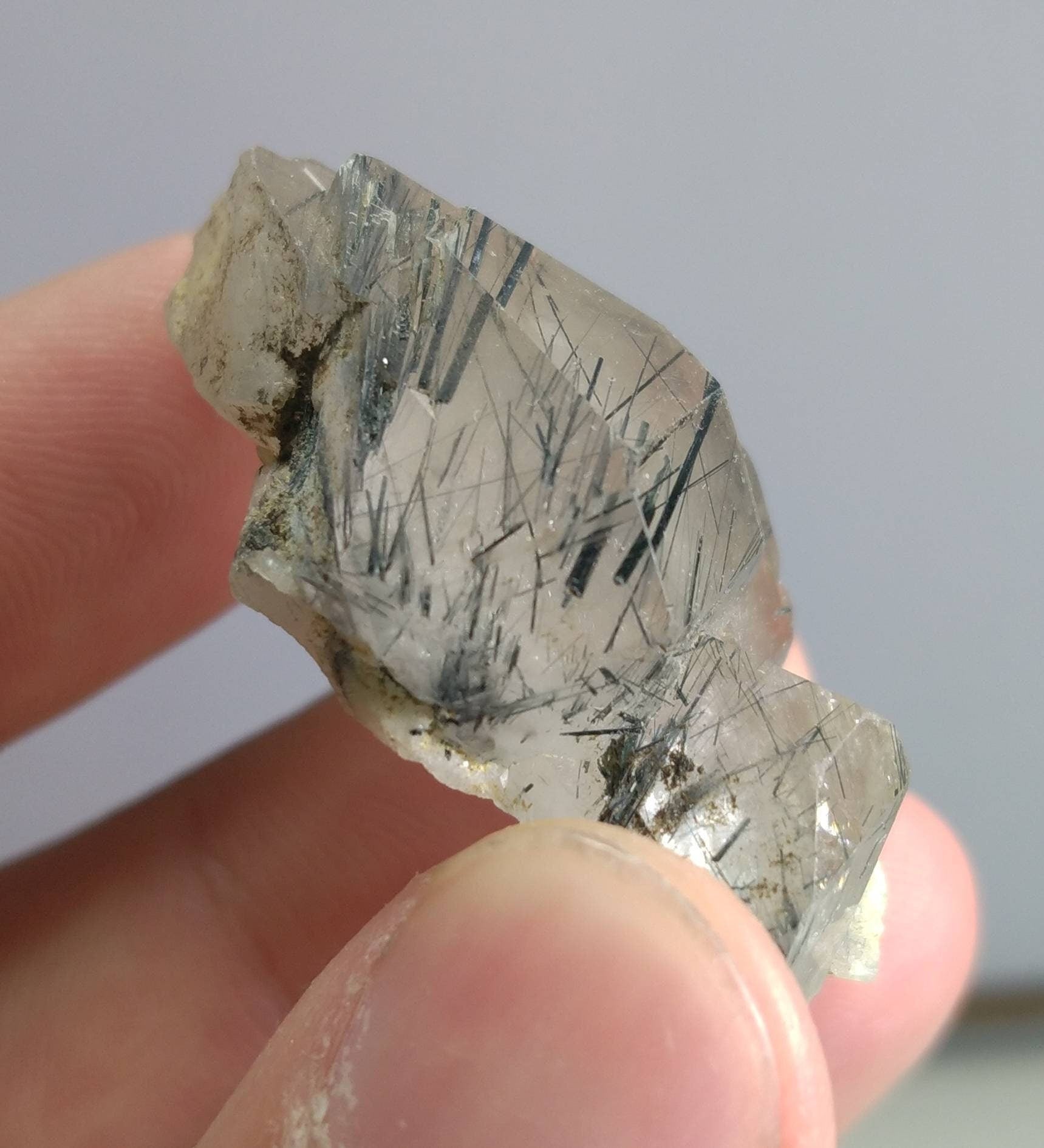 ARSAA GEMS AND MINERALSNatural top quality beautiful 17.1 grams terminated Aegirine included quartz crystal - Premium  from ARSAA GEMS AND MINERALS - Just $30.00! Shop now at ARSAA GEMS AND MINERALS