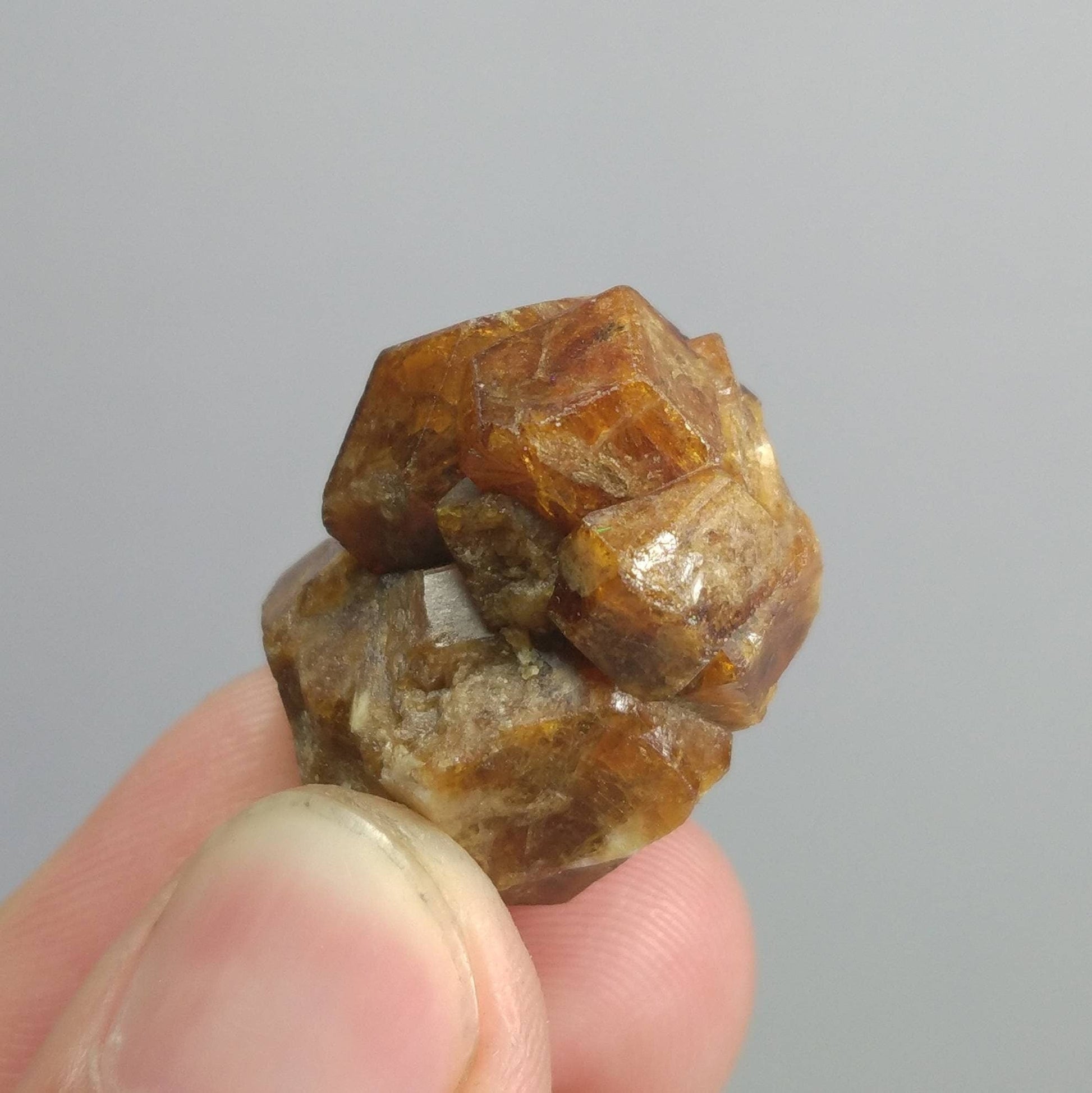 ARSAA GEMS AND MINERALSNatural aesthetic Beautiful 15.1 grams terminated hessonite garnet crystal - Premium  from ARSAA GEMS AND MINERALS - Just $20.00! Shop now at ARSAA GEMS AND MINERALS
