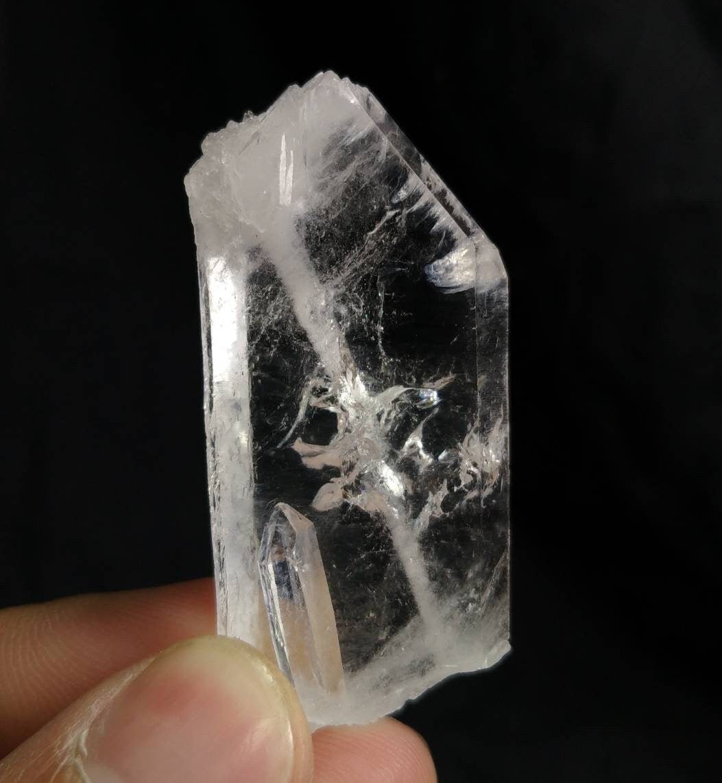 ARSAA GEMS AND MINERALSNatural beautiful Fine quality 88 grams clear terminated small lot of Faden Quartz crystals - Premium  from ARSAA GEMS AND MINERALS - Just $35.00! Shop now at ARSAA GEMS AND MINERALS