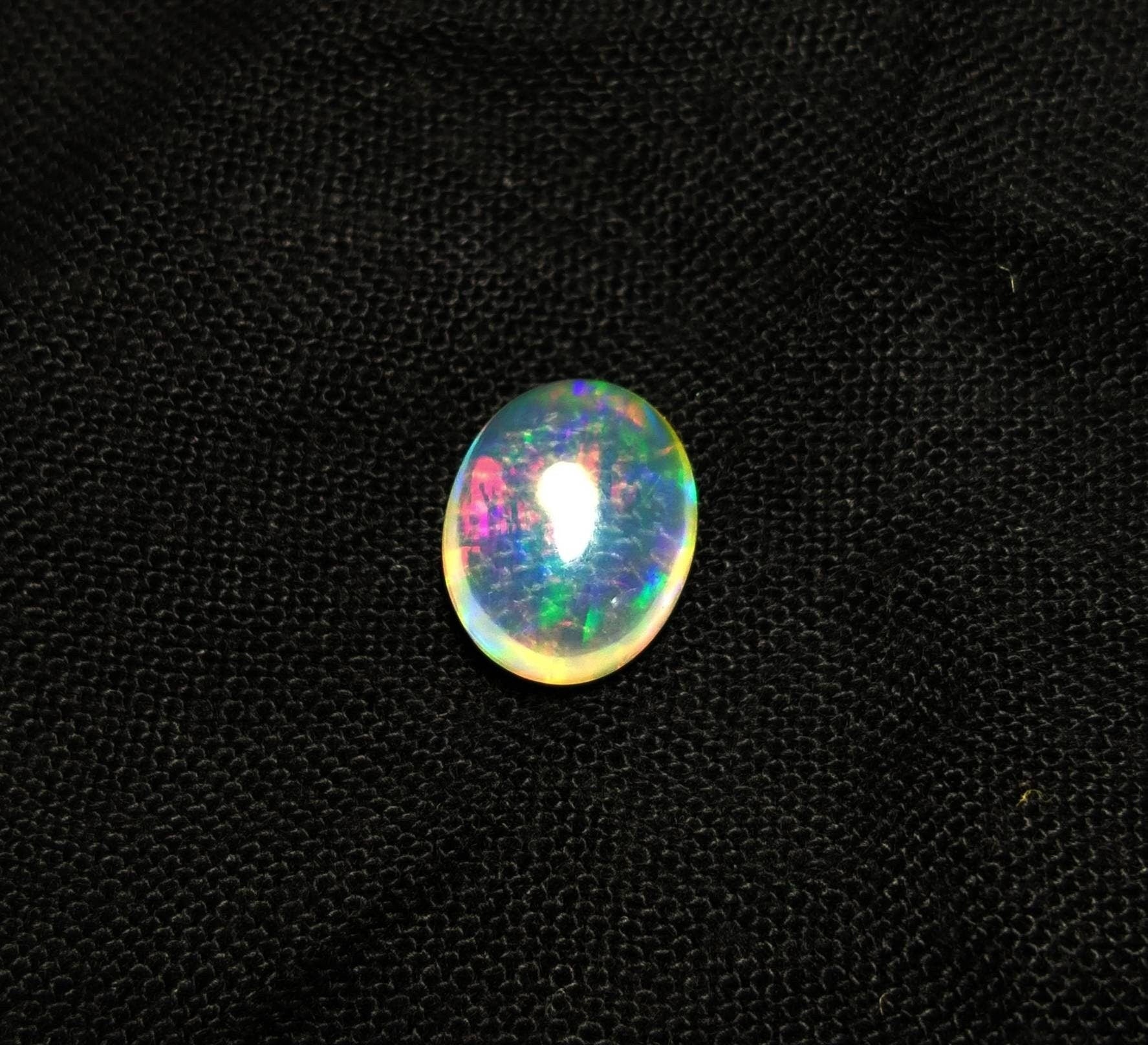 ARSAA GEMS AND MINERALSNatural fine quality beautiful 6 carats oval shape fire opal Cabochon - Premium  from ARSAA GEMS AND MINERALS - Just $25.00! Shop now at ARSAA GEMS AND MINERALS