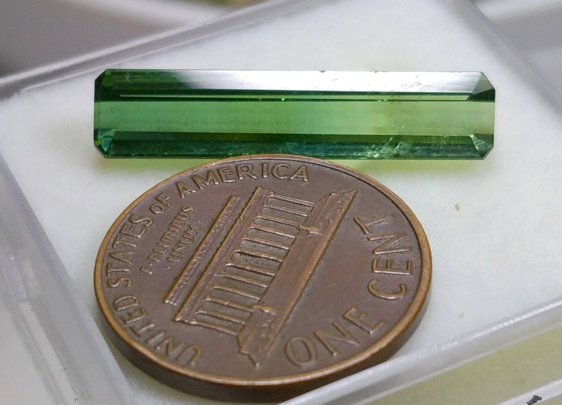 ARSAA GEMS AND MINERALSNatural top and high quality beautiful green rectangular shape faceted tourmaline gem - Premium  from ARSAA GEMS AND MINERALS - Just $150.00! Shop now at ARSAA GEMS AND MINERALS