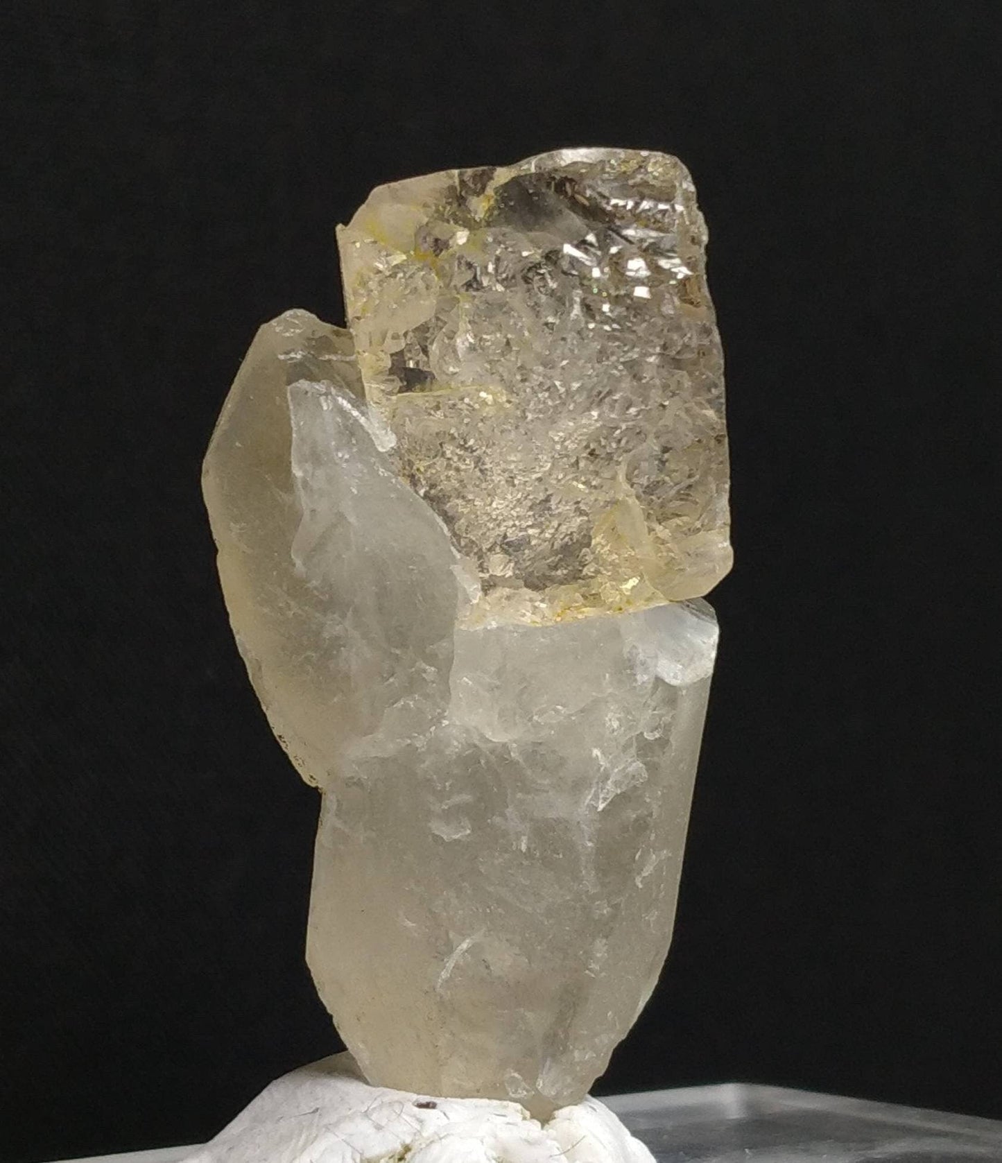 ARSAA GEMS AND MINERALSNatural top quality 20.3 grams Beautiful champagne color topaz crystal is nesting on Quartz  very aesthetic specimen - Premium  from ARSAA GEMS AND MINERALS - Just $60.00! Shop now at ARSAA GEMS AND MINERALS