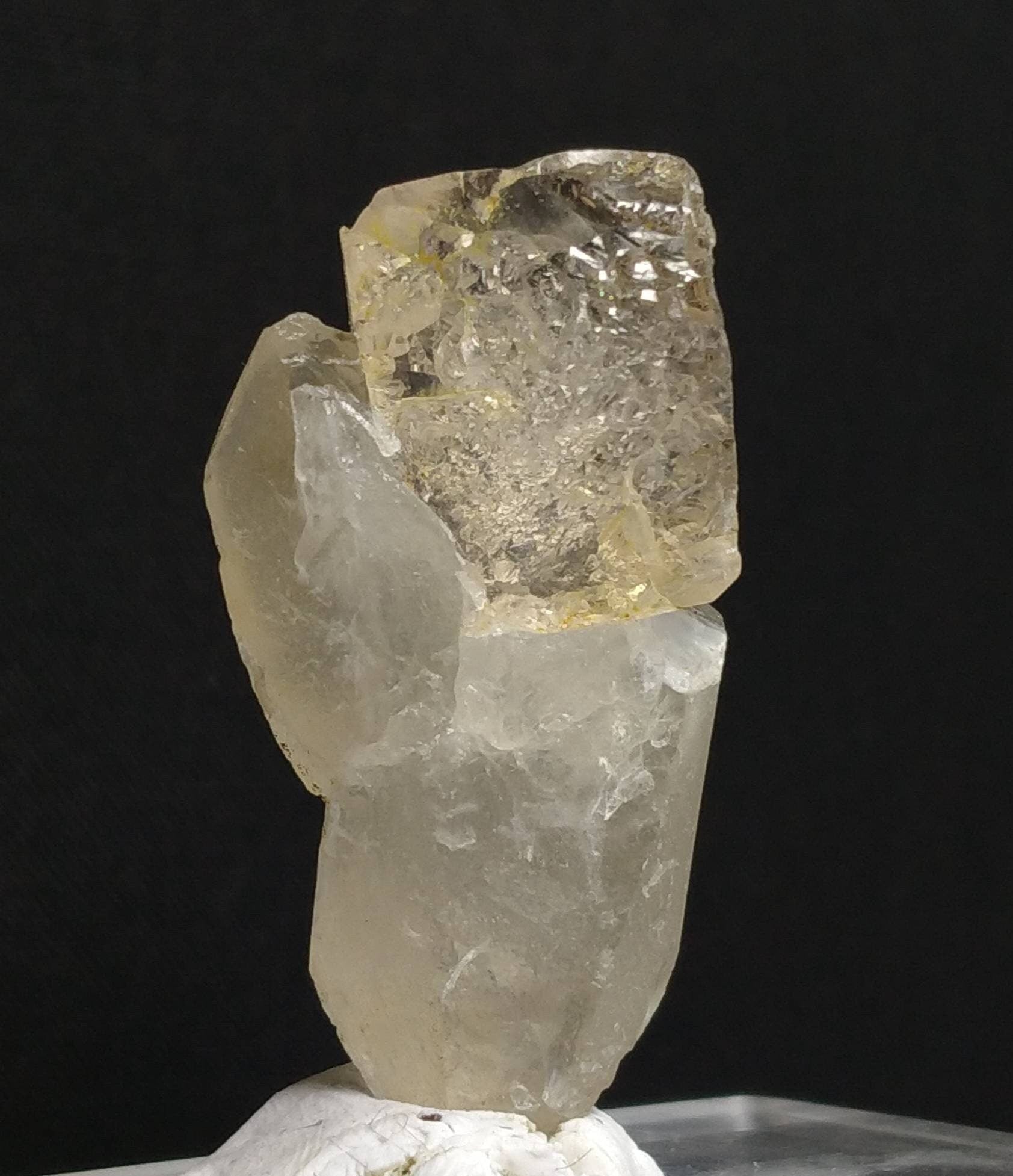 ARSAA GEMS AND MINERALSNatural top quality 20.3 grams Beautiful champagne color topaz crystal is nesting on Quartz  very aesthetic specimen - Premium  from ARSAA GEMS AND MINERALS - Just $60.00! Shop now at ARSAA GEMS AND MINERALS