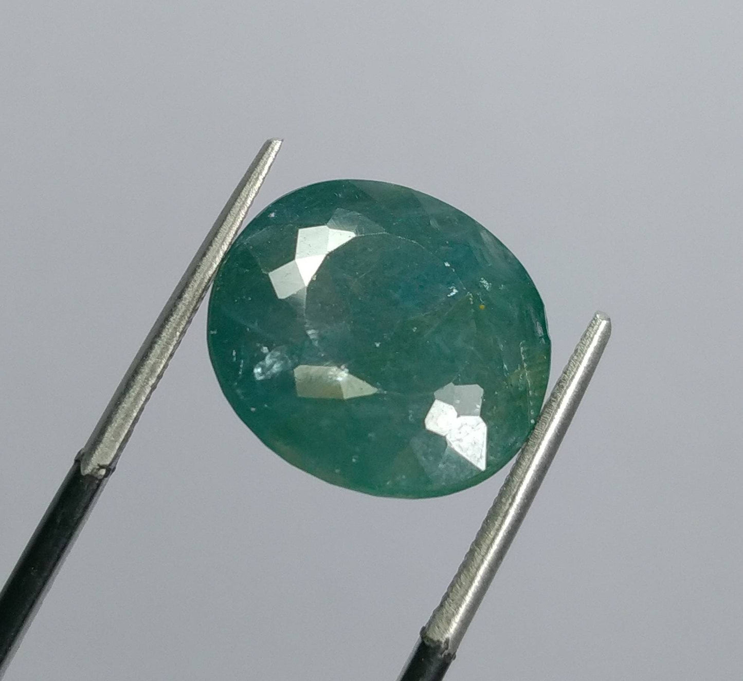 ARSAA GEMS AND MINERALSNatural top quality beautiful 11.5 carat faceted oval shape grandidierite gem - Premium  from ARSAA GEMS AND MINERALS - Just $25.00! Shop now at ARSAA GEMS AND MINERALS