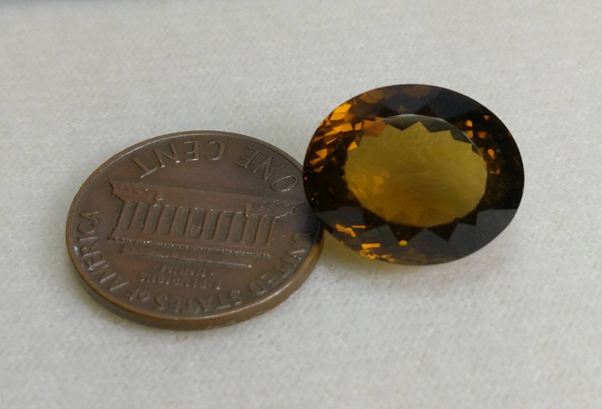 ARSAA GEMS AND MINERALSNatural top quality beautiful 14 carats VV clarity faceted oval shape citrine gem - Premium  from ARSAA GEMS AND MINERALS - Just $40.00! Shop now at ARSAA GEMS AND MINERALS