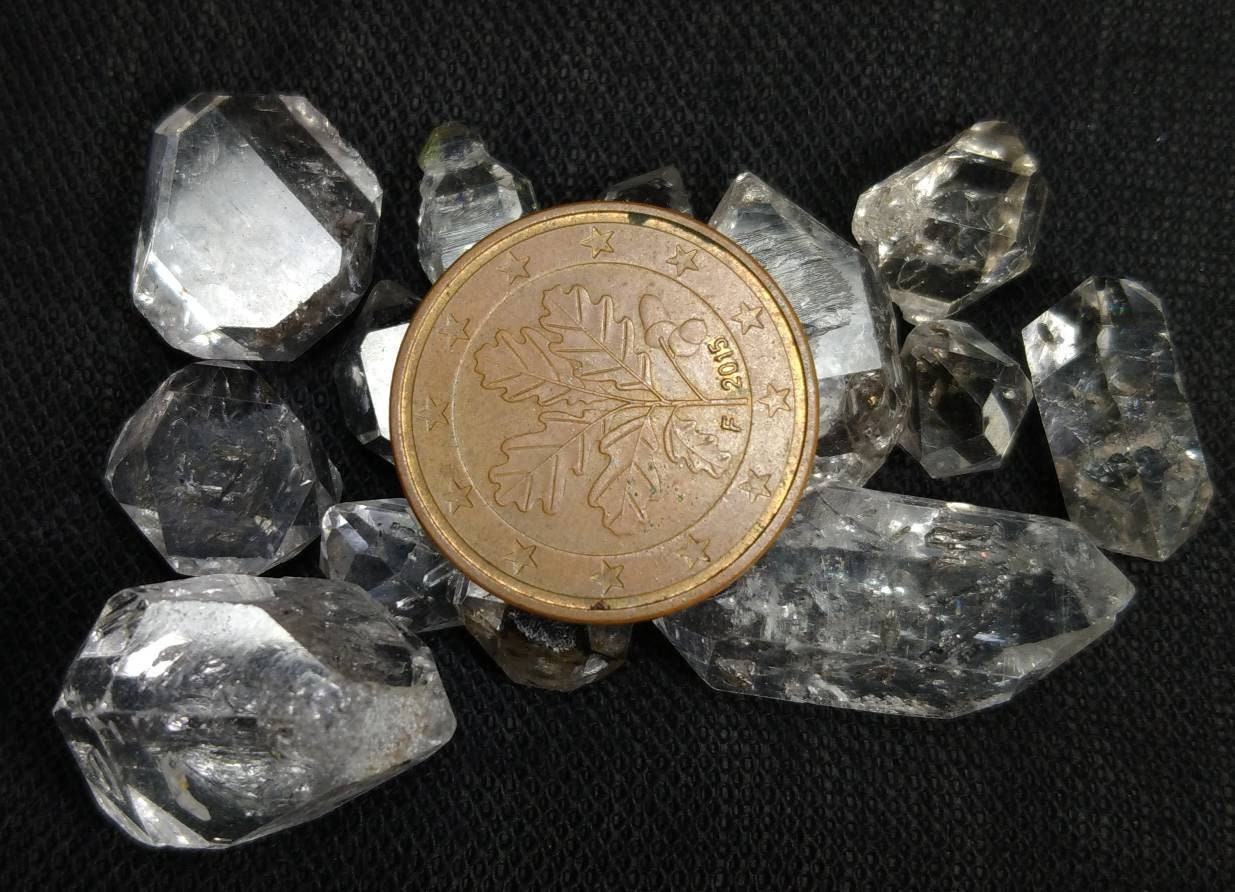 ARSAA GEMS AND MINERALSNatural top quality beautiful 16 grams small lot of Herkimer style diamond quartz crystals - Premium  from ARSAA GEMS AND MINERALS - Just $80.00! Shop now at ARSAA GEMS AND MINERALS