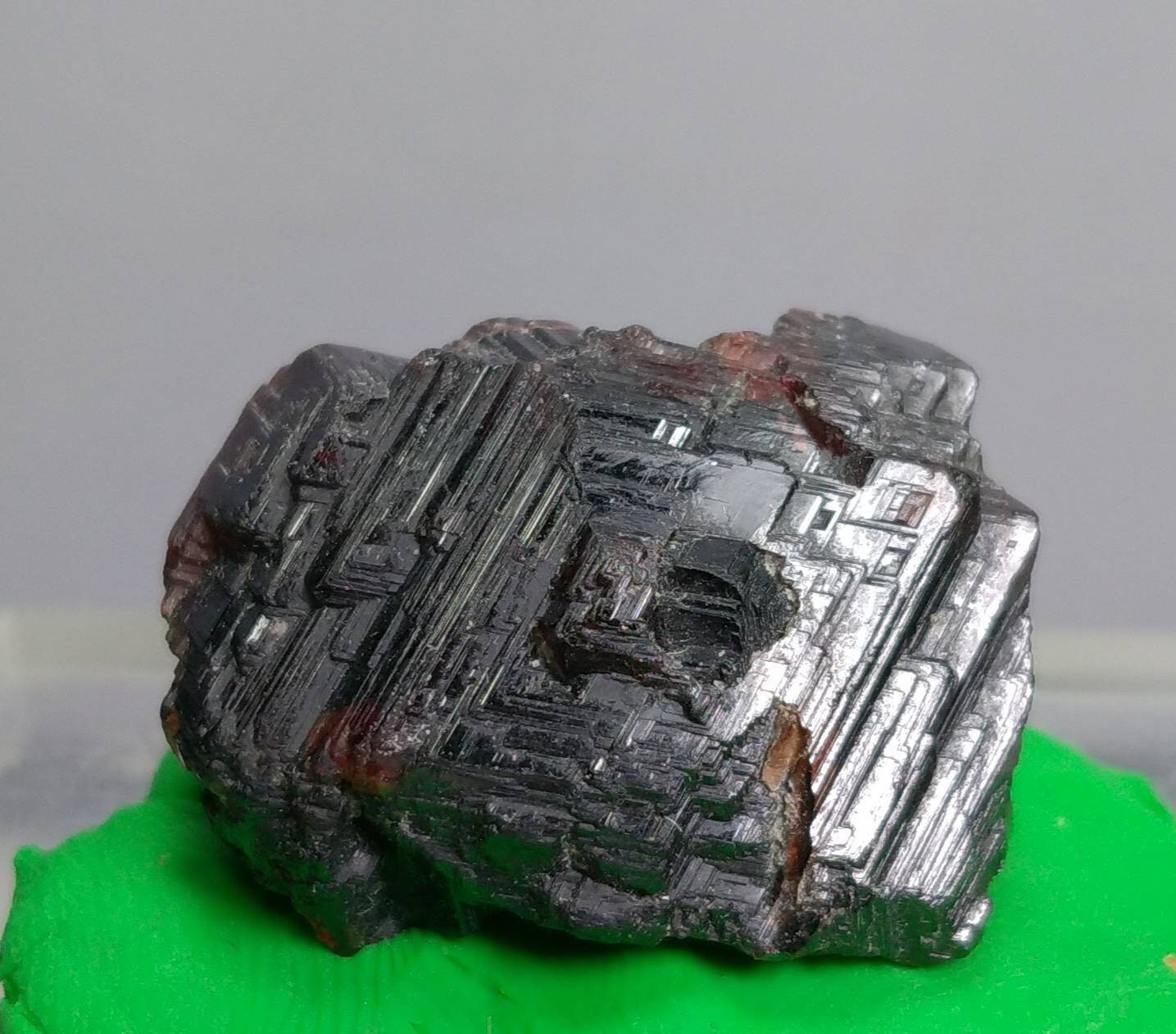 ARSAA GEMS AND MINERALSNatural top quality Beautiful 18.8 grams Spessartine garnet crystal with wonderful patterns on top of it - Premium  from ARSAA GEMS AND MINERALS - Just $60.00! Shop now at ARSAA GEMS AND MINERALS