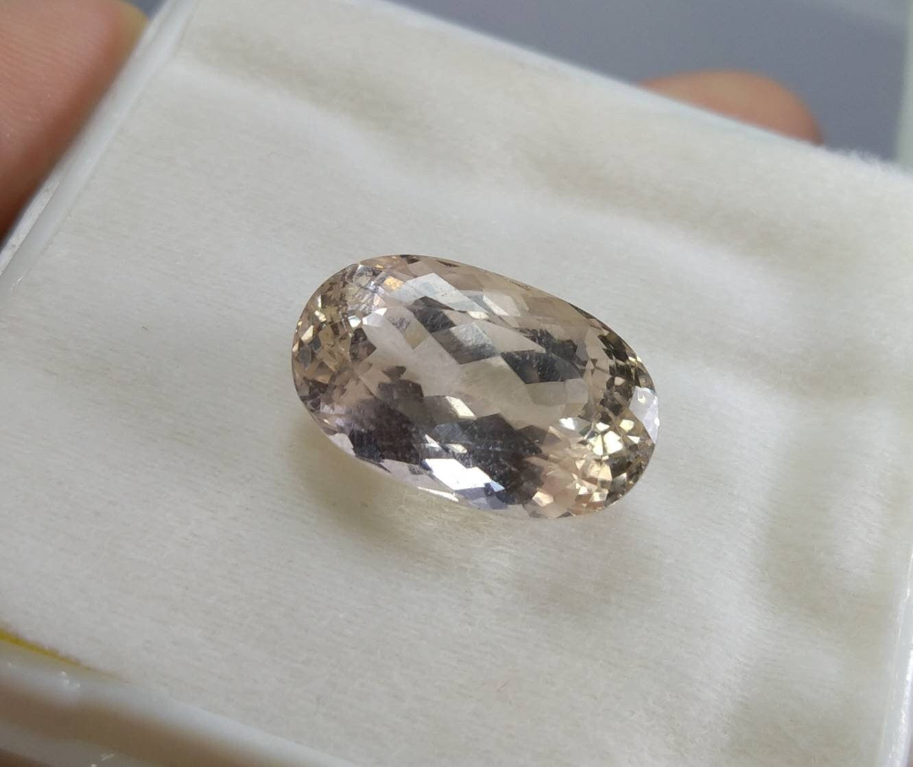 ARSAA GEMS AND MINERALSNatural top quality beautiful 25 carats VV clarity faceted oval shape kunzite gem - Premium  from ARSAA GEMS AND MINERALS - Just $50.00! Shop now at ARSAA GEMS AND MINERALS