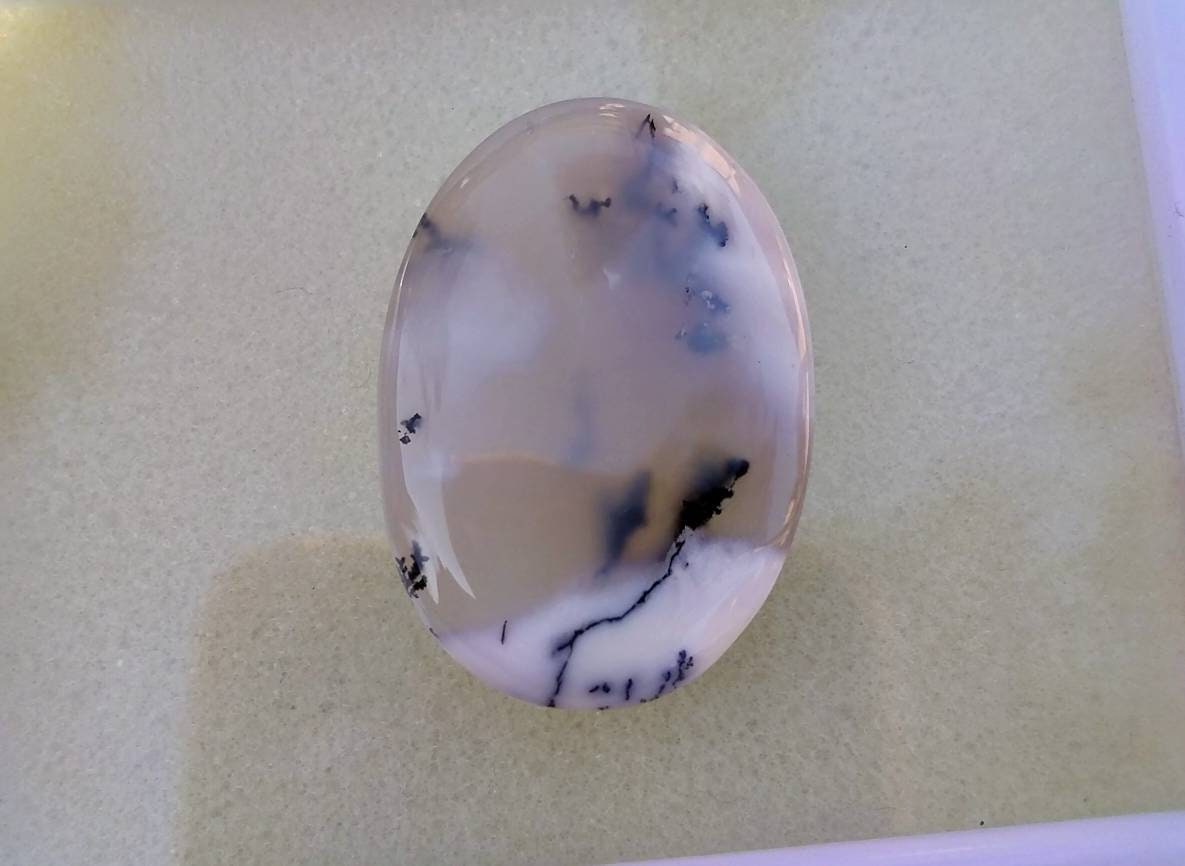ARSAA GEMS AND MINERALSNatural top quality beautiful 30 carats dendritic opal cabochon - Premium  from ARSAA GEMS AND MINERALS - Just $15.00! Shop now at ARSAA GEMS AND MINERALS
