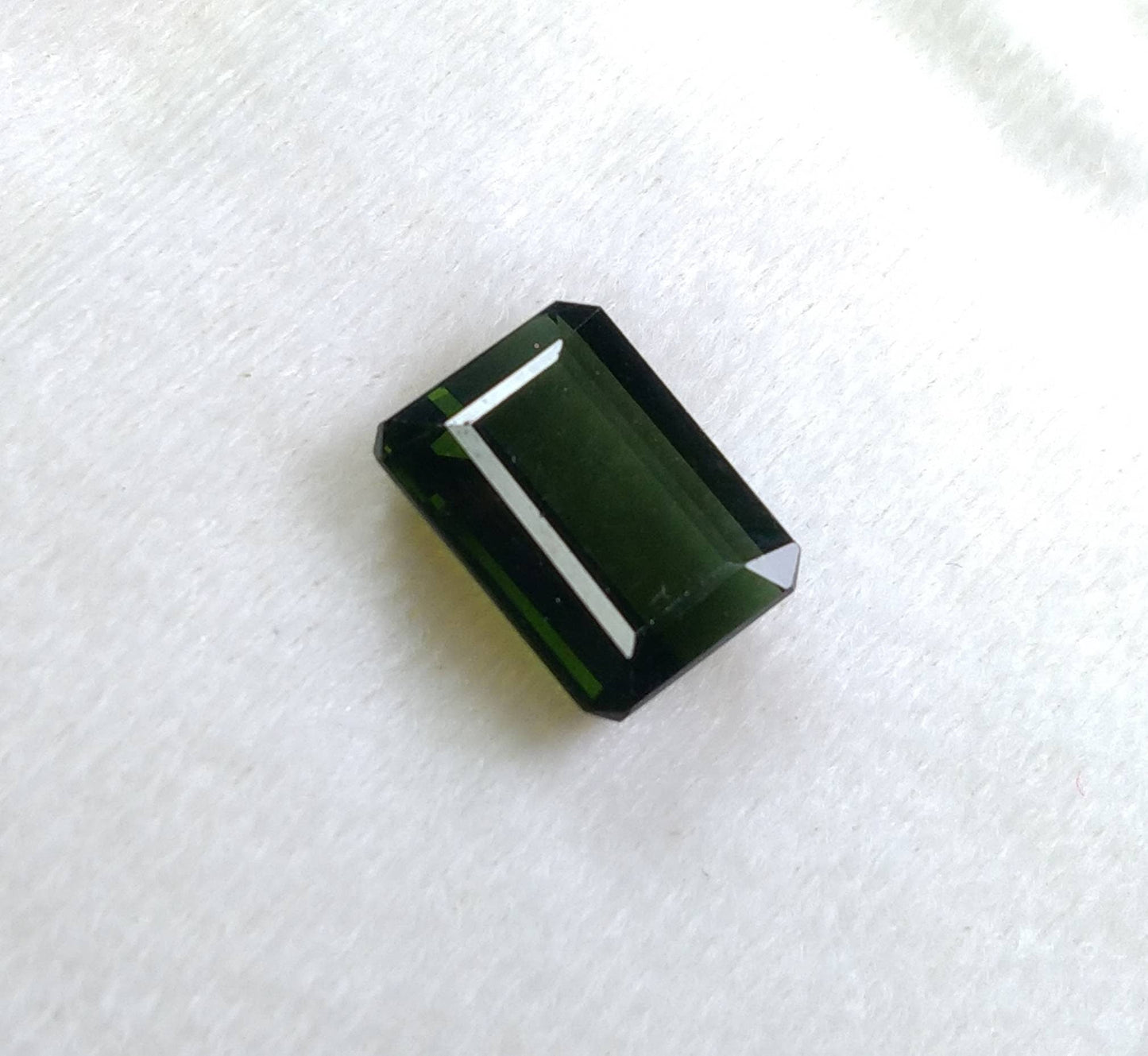 ARSAA GEMS AND MINERALSNatural top quality beautiful 4.5 carats faceted radiant shape green tourmaline gem - Premium  from ARSAA GEMS AND MINERALS - Just $60.00! Shop now at ARSAA GEMS AND MINERALS