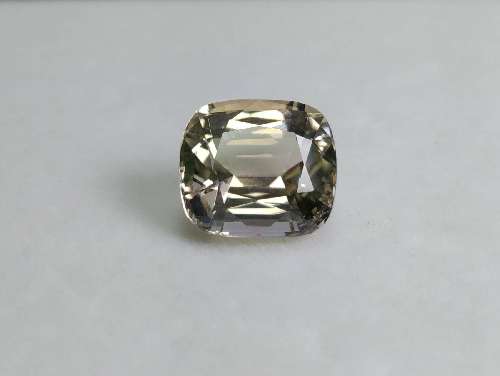 ARSAA GEMS AND MINERALSNatural top quality beautiful 7 carats eye clean clarity faceted antique cushion shape yellow Tourmaline gem - Premium  from ARSAA GEMS AND MINERALS - Just $200.00! Shop now at ARSAA GEMS AND MINERALS