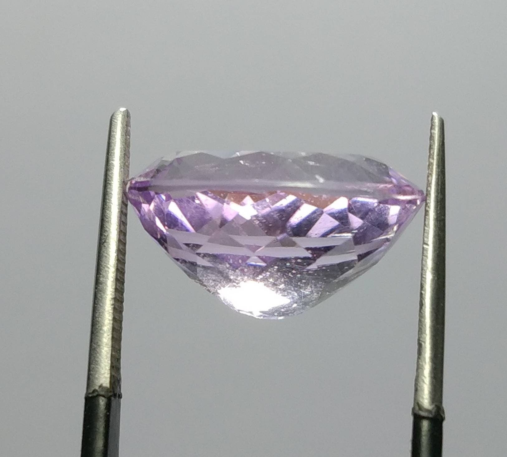ARSAA GEMS AND MINERALSNatural top quality beautiful 9 carats VV clarity faceted oval shape kunzite gem - Premium  from ARSAA GEMS AND MINERALS - Just $30.00! Shop now at ARSAA GEMS AND MINERALS