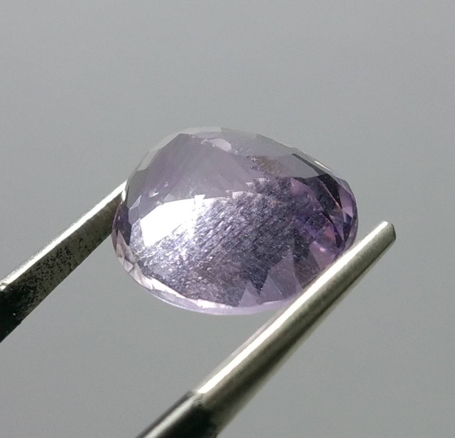 ARSAA GEMS AND MINERALSNatural top quality beautiful 9 carats VV clarity faceted oval shape kunzite gem - Premium  from ARSAA GEMS AND MINERALS - Just $30.00! Shop now at ARSAA GEMS AND MINERALS