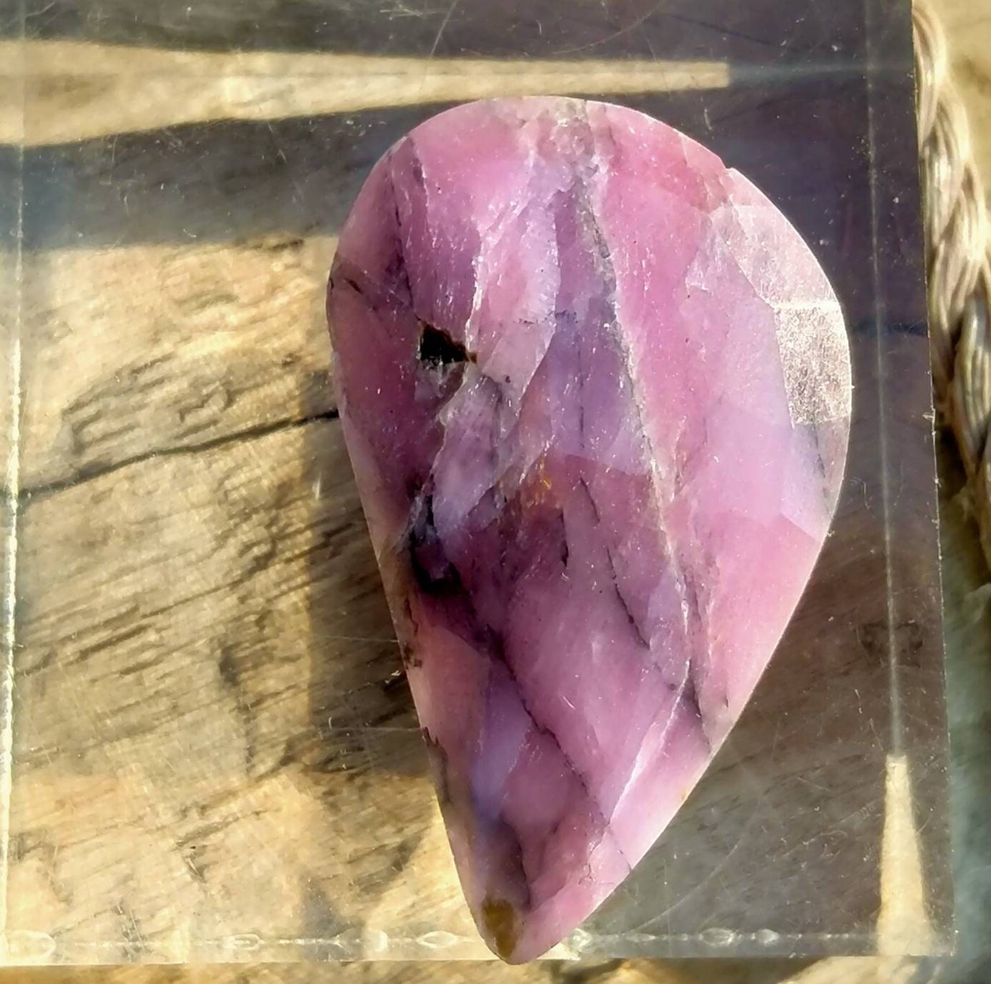 ARSAA GEMS AND MINERALSNatural top quality beautiful pear shape rose cut faceted sapphire cabochon - Premium  from ARSAA GEMS AND MINERALS - Just $20.00! Shop now at ARSAA GEMS AND MINERALS