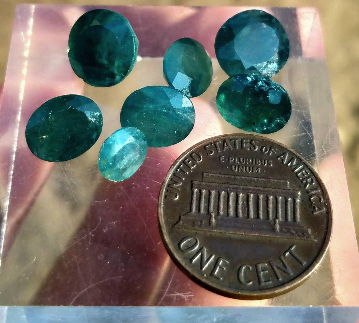ARSAA GEMS AND MINERALSNatural top quality faceted grendiderite gems - Premium  from ARSAA GEMS AND MINERALS - Just $45.00! Shop now at ARSAA GEMS AND MINERALS