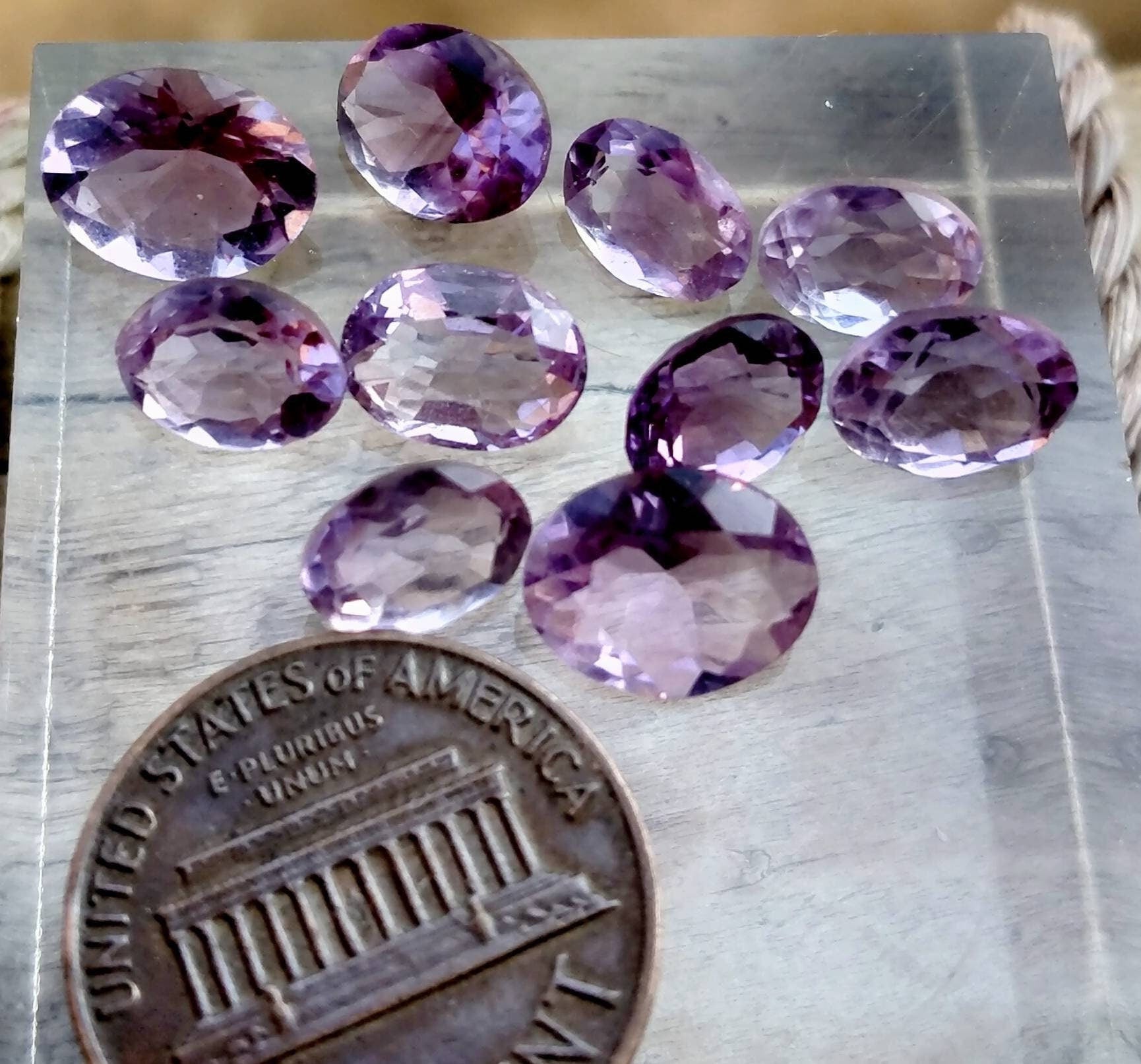 ARSAA GEMS AND MINERALSNatural top quality faceted small sized amythest gems - Premium  from ARSAA GEMS AND MINERALS - Just $20.00! Shop now at ARSAA GEMS AND MINERALS
